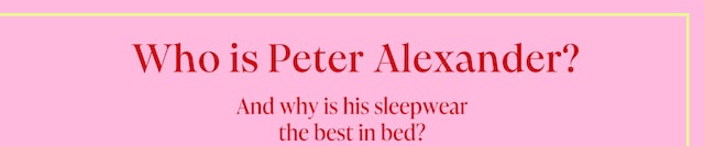 Who is Peter Alexander