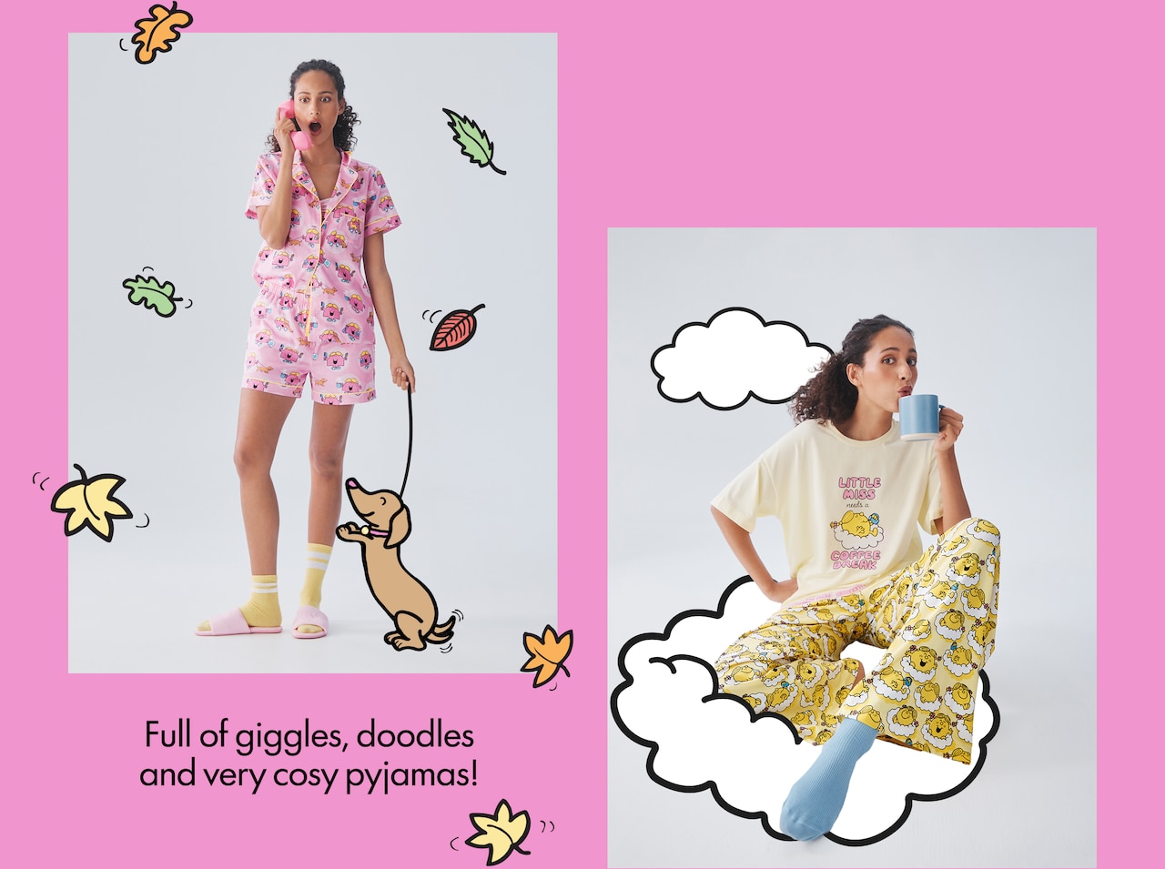 Full of giggles, doodles and very cosy pyjamas!