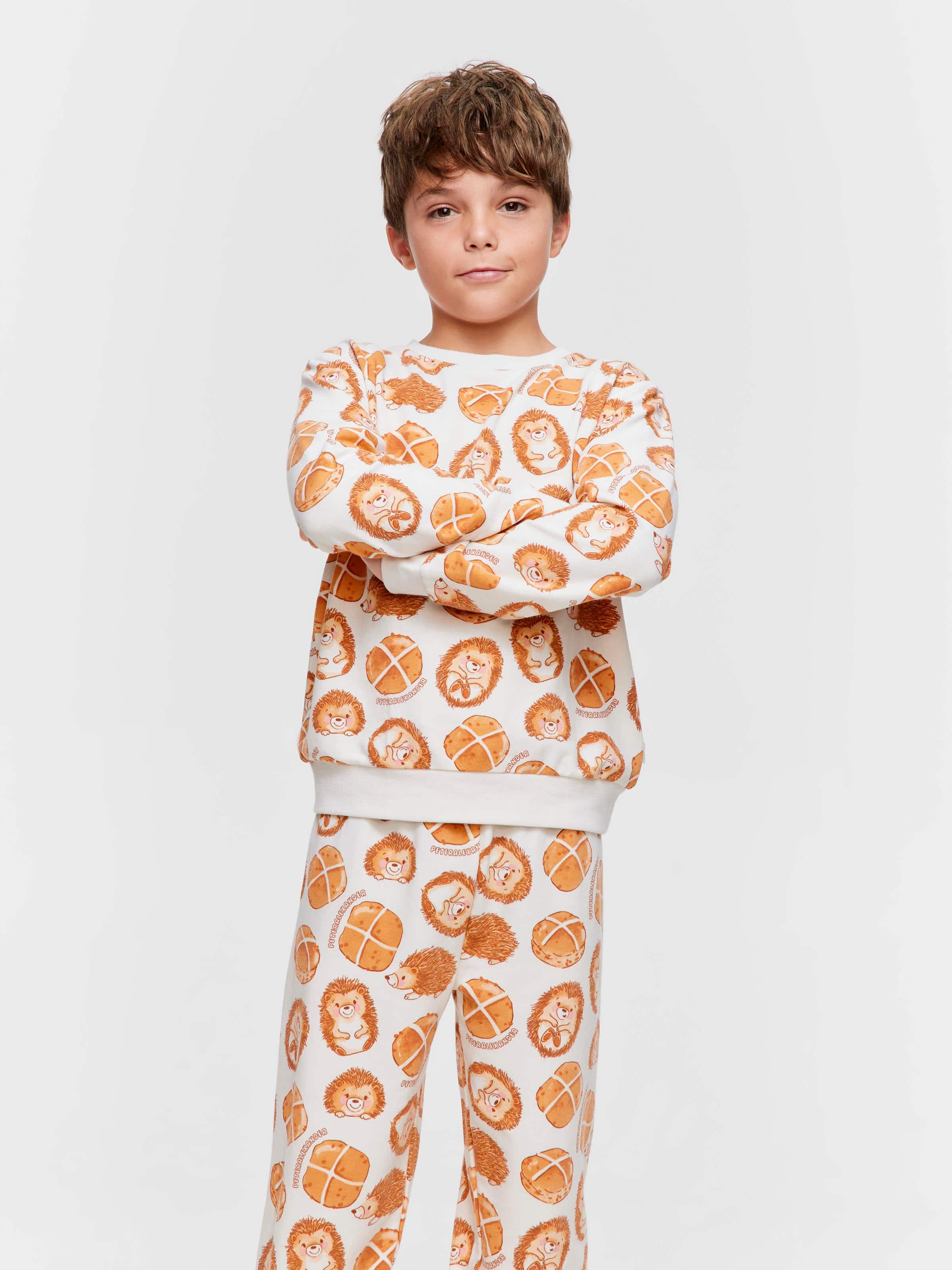 Image for Kids Hot Cross Buns Pj Set from Peter Alexander