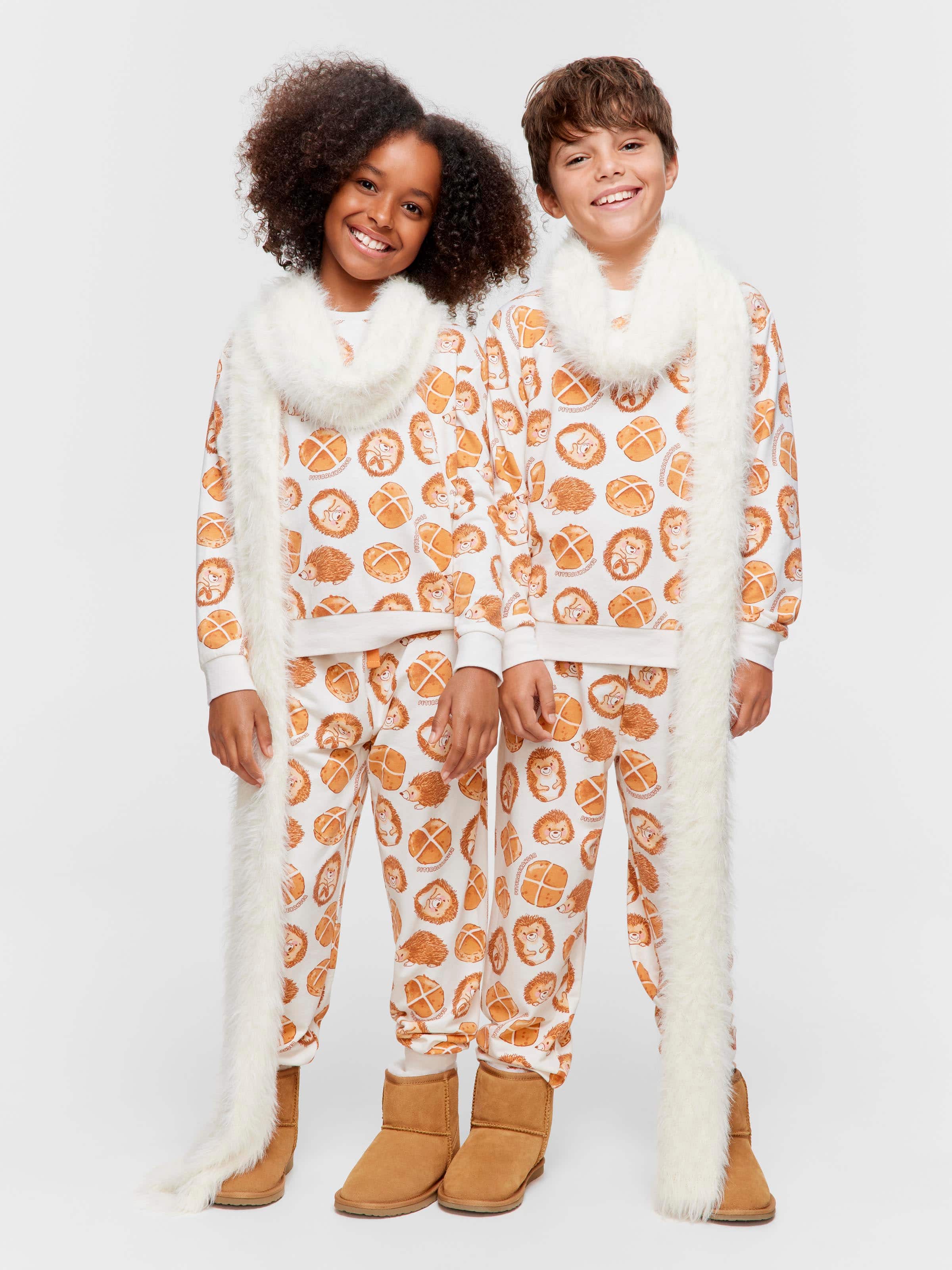 Image for Kids Hot Cross Buns Pj Set from Peter Alexander