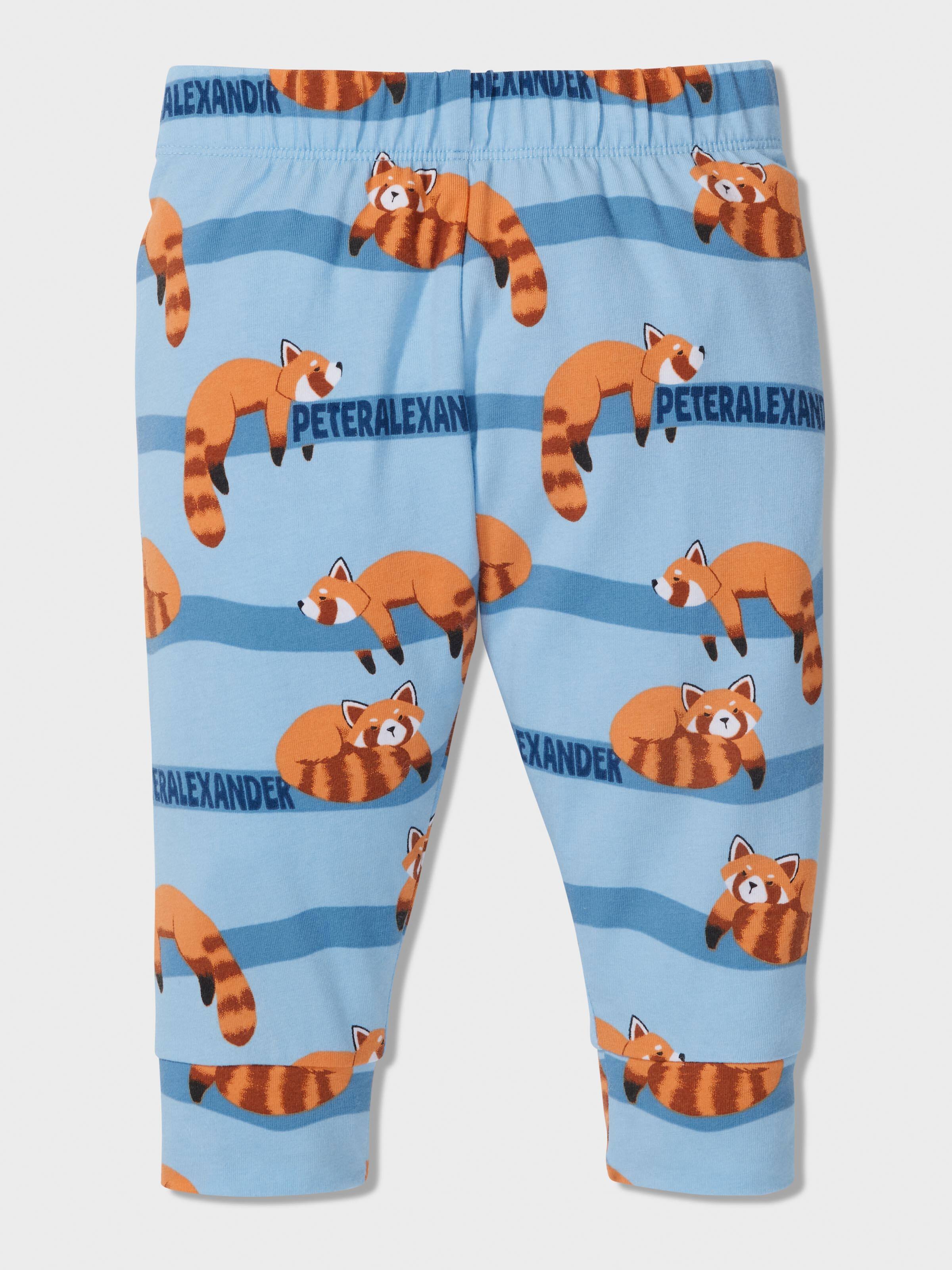 Baby Boy Red Panda Pj Set