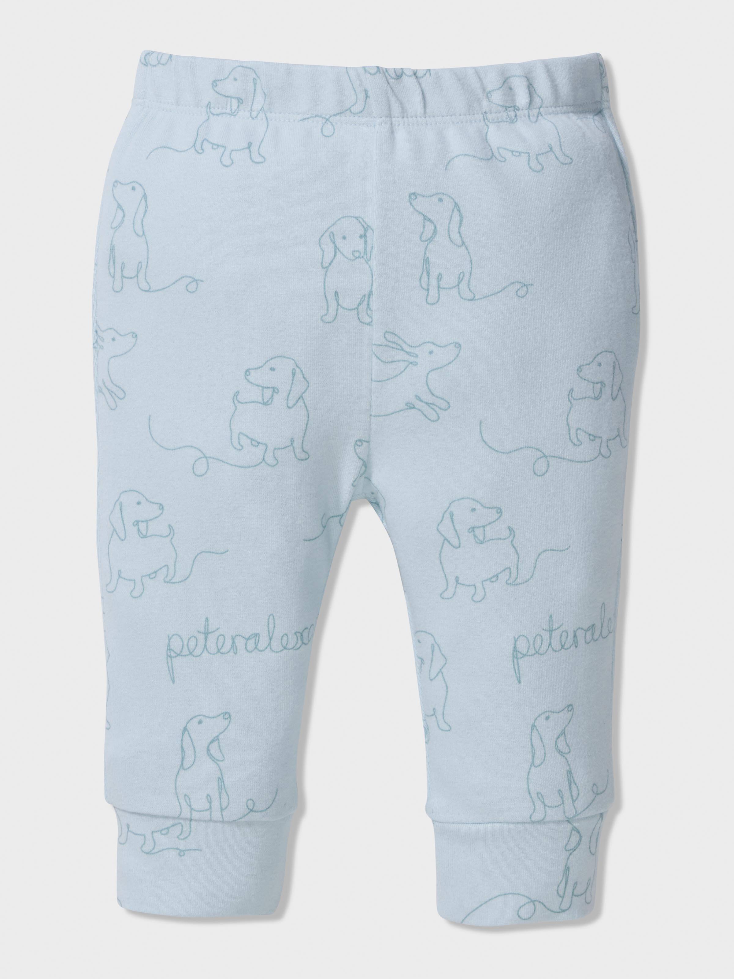 Baby Organic Blue Penny Pj Set