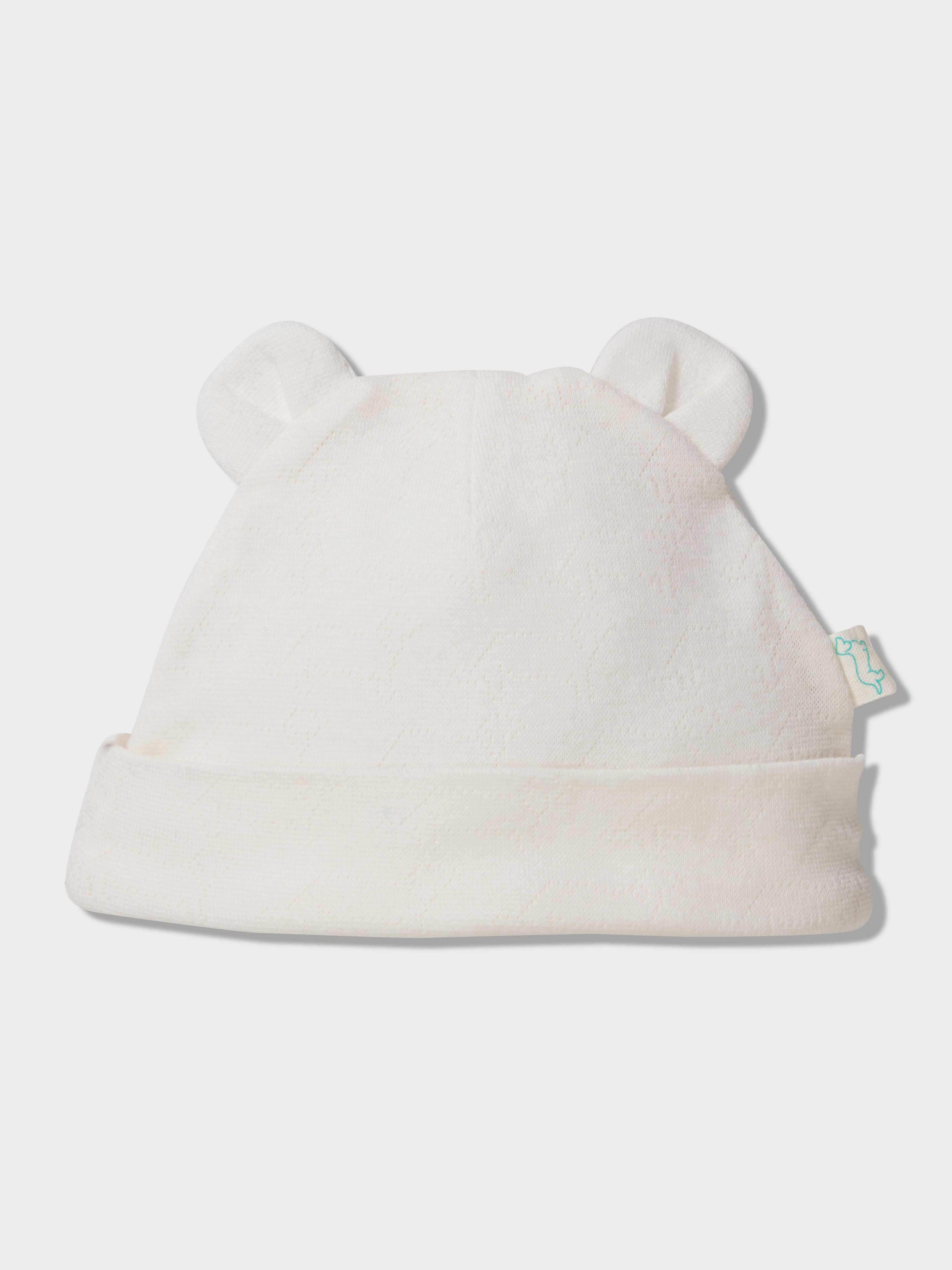 Baby Organic Penny Print Beanie & Booties Set