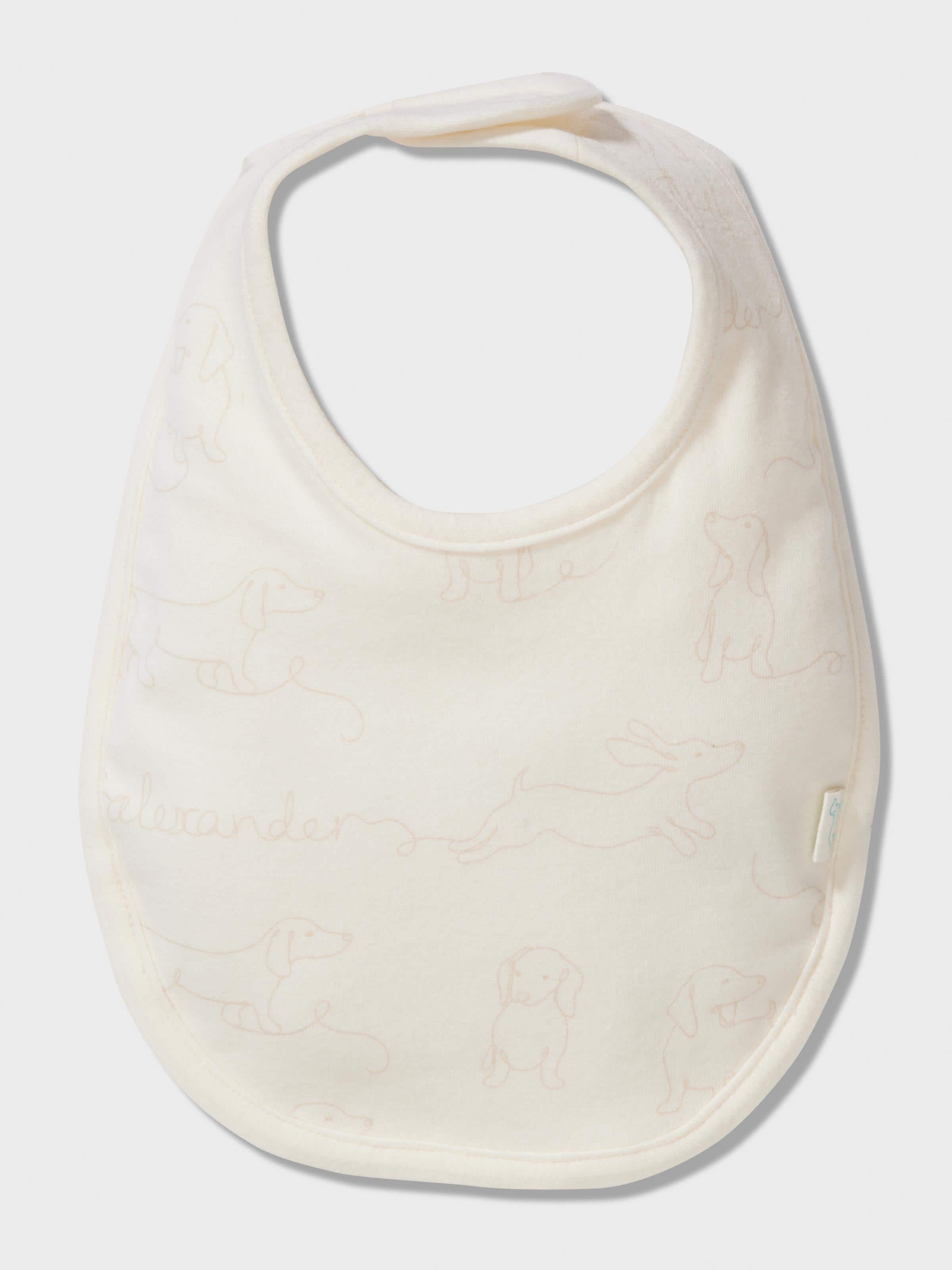 Baby Organic Penny Print Bib