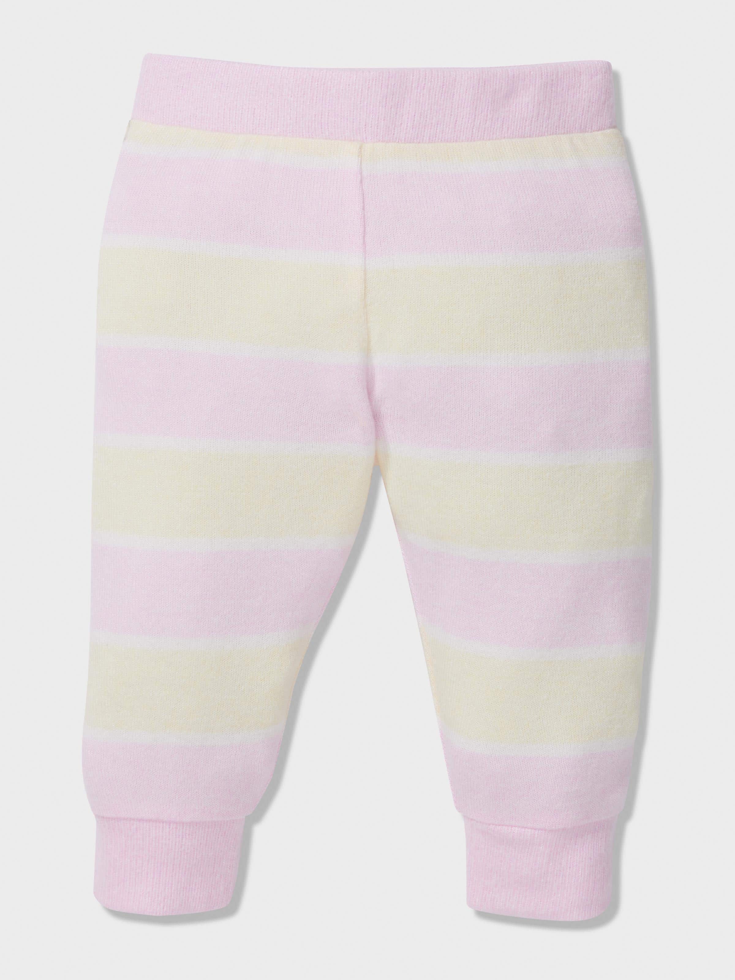 Baby Fuzzy Stripe Pj Set