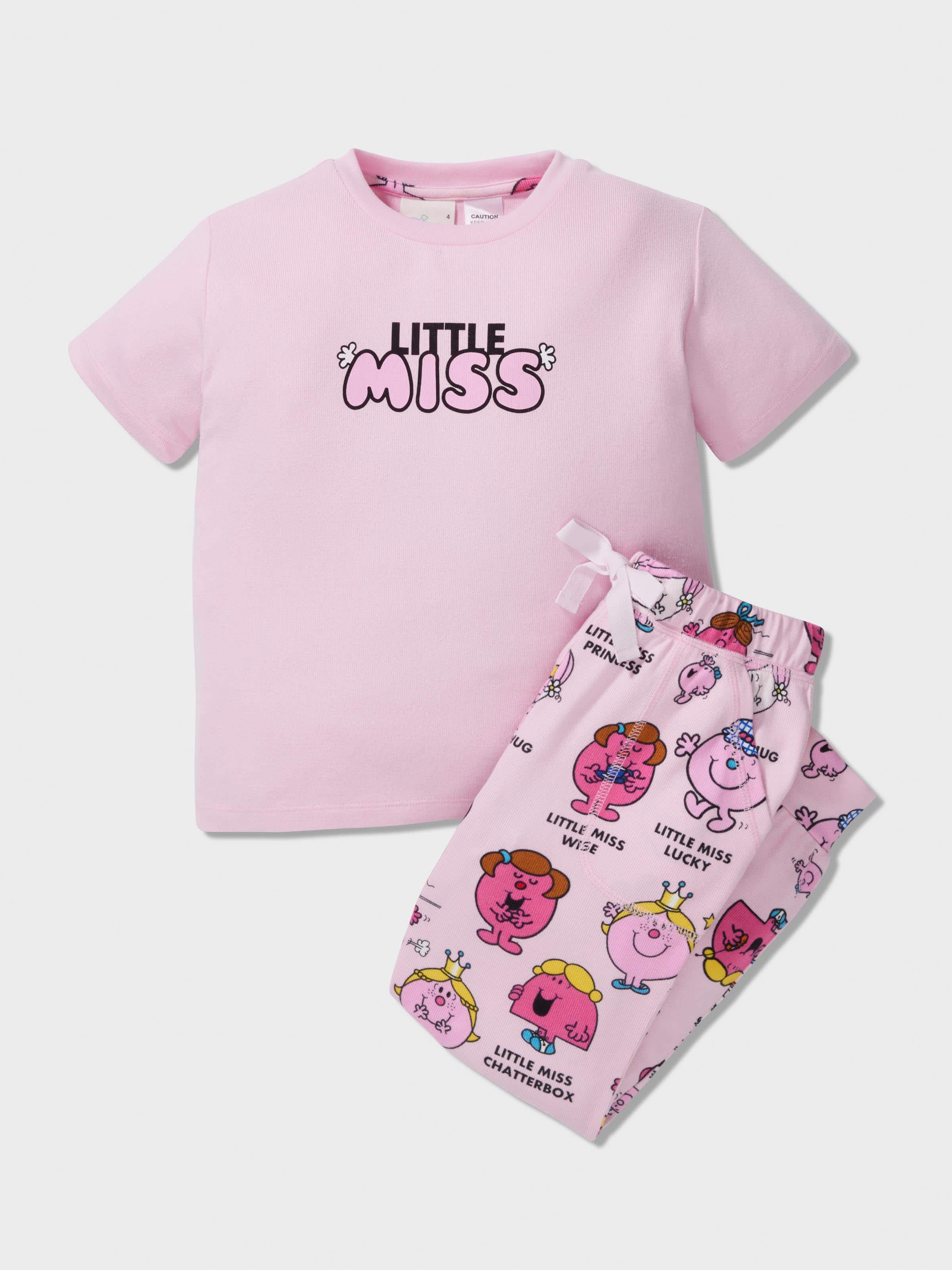 Jnr Girls Little Miss Plush Pj Set