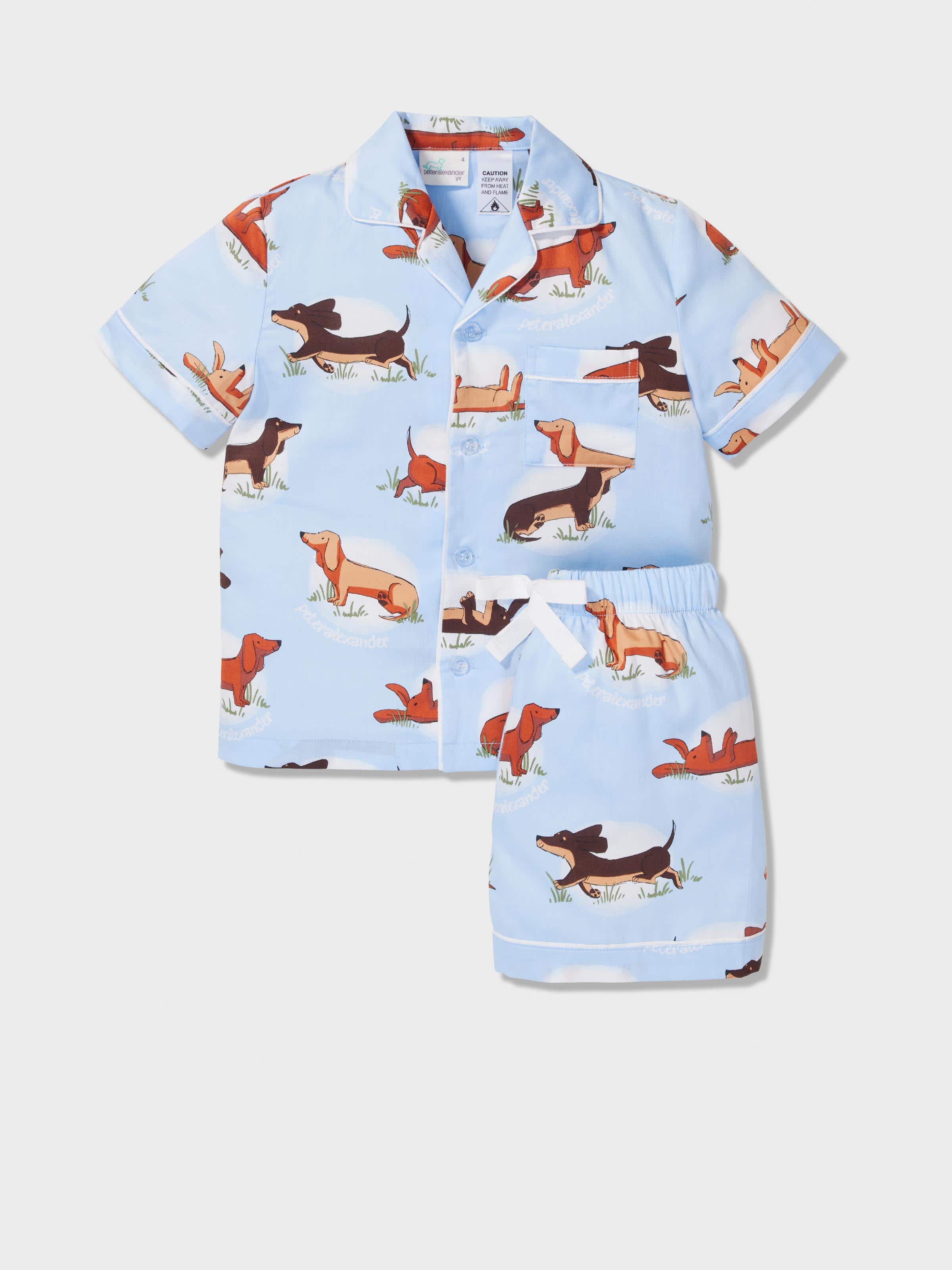 Jnr Kids Penny Print Classic Shortie Pj Set