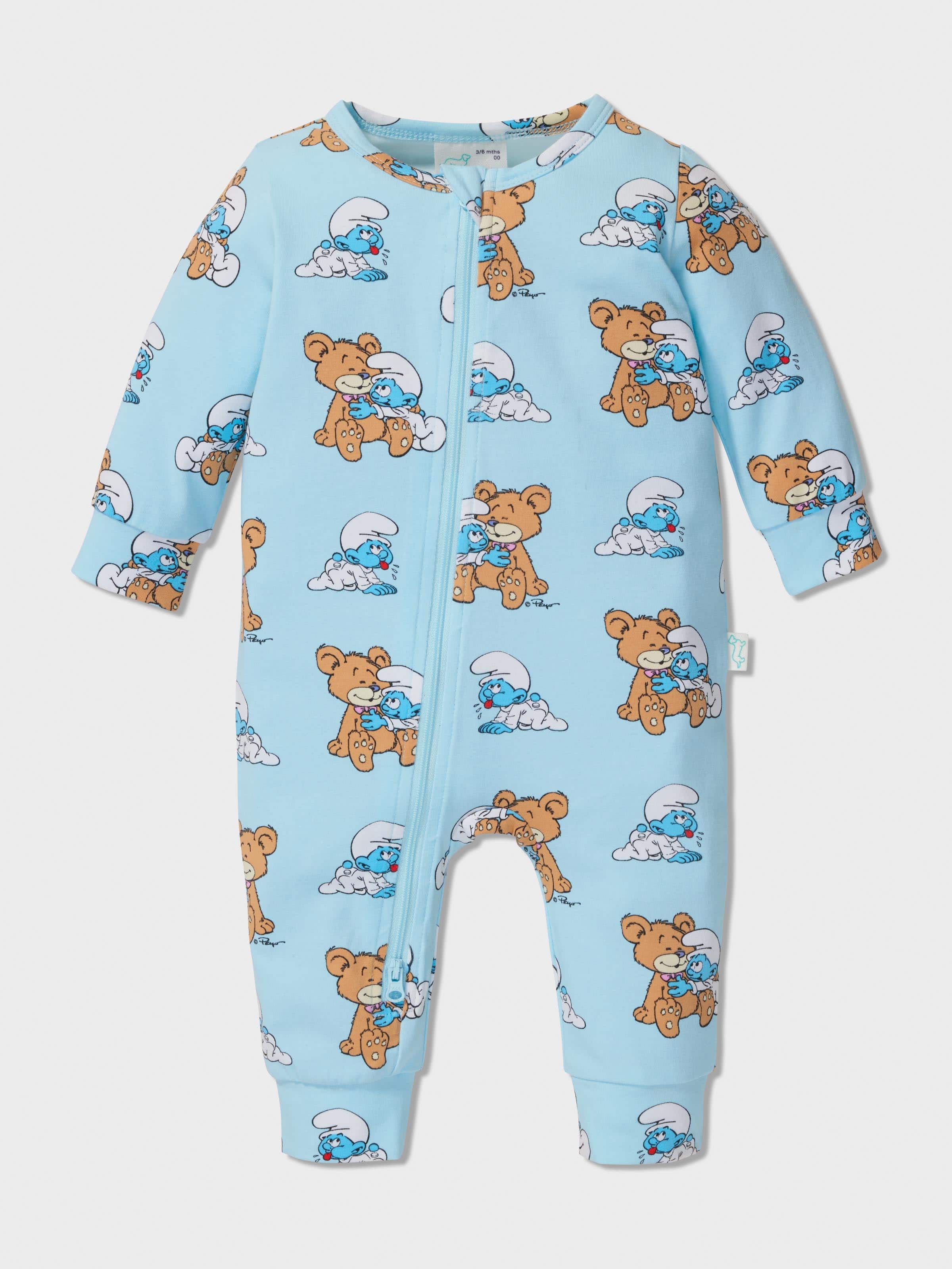 Image for Baby Smurf Teddy Jumpsuit from Peter Alexander