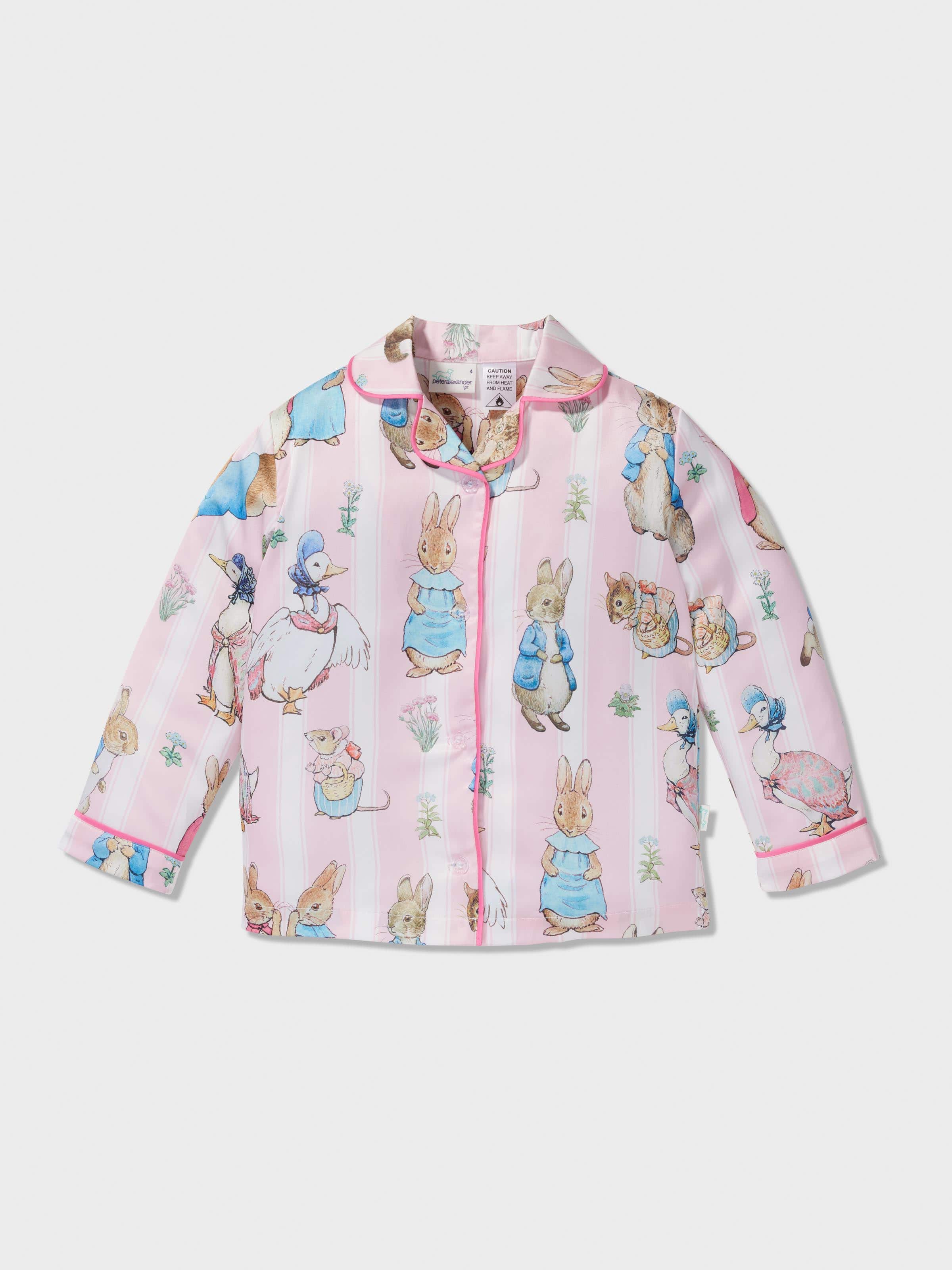 Image for Jnr Girls Peter Rabbit Classic Satin Pj Set from Peter Alexander