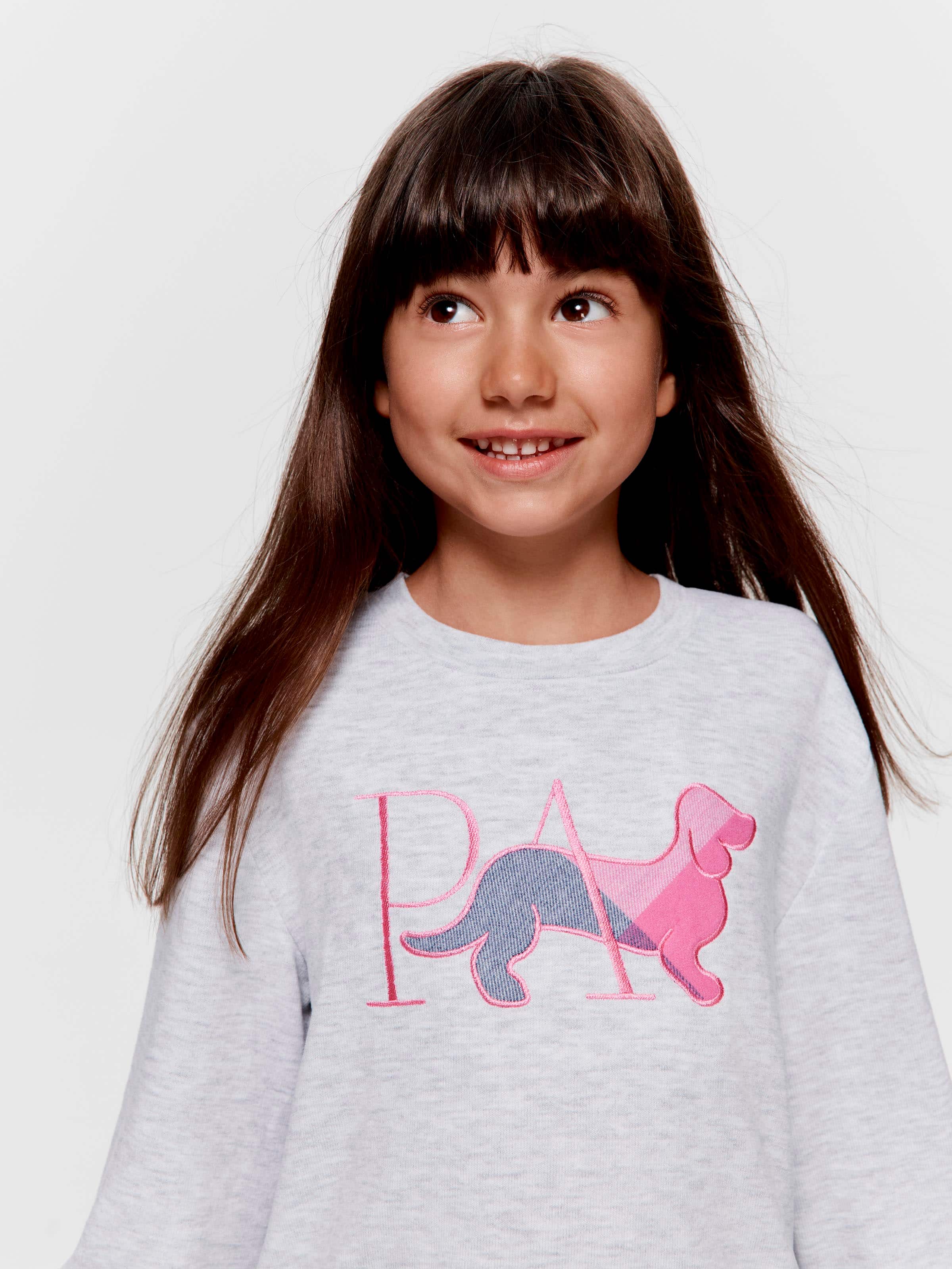 Jnr Girls Buffalo Check Long Pj Set