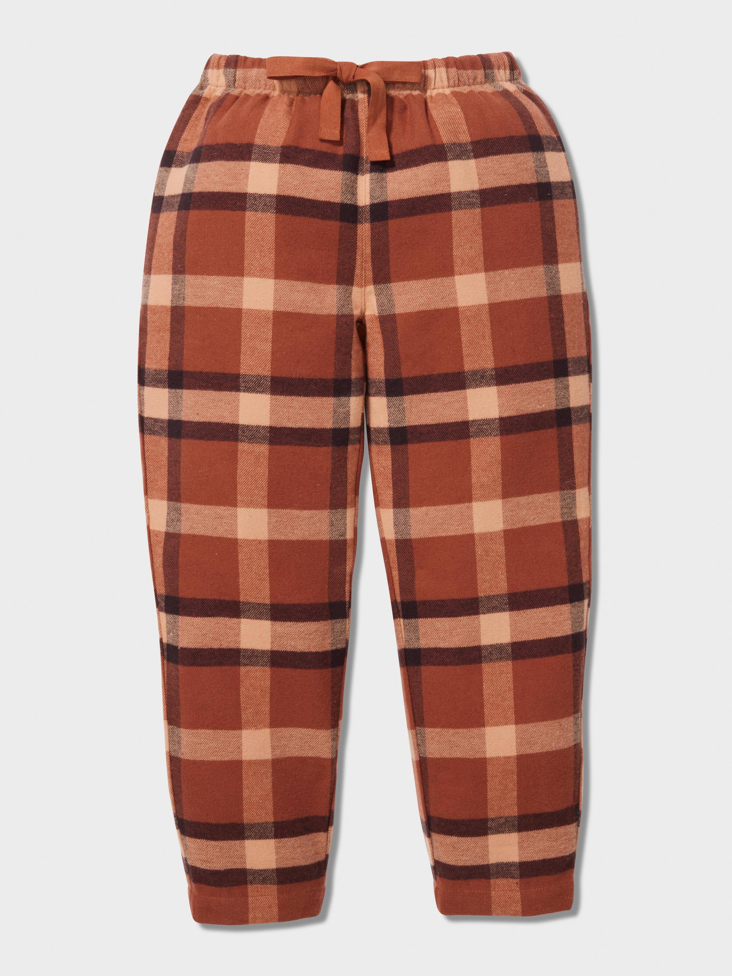 Image for Jnr Boys Brown Check Long Classic Pj Set from Peter Alexander