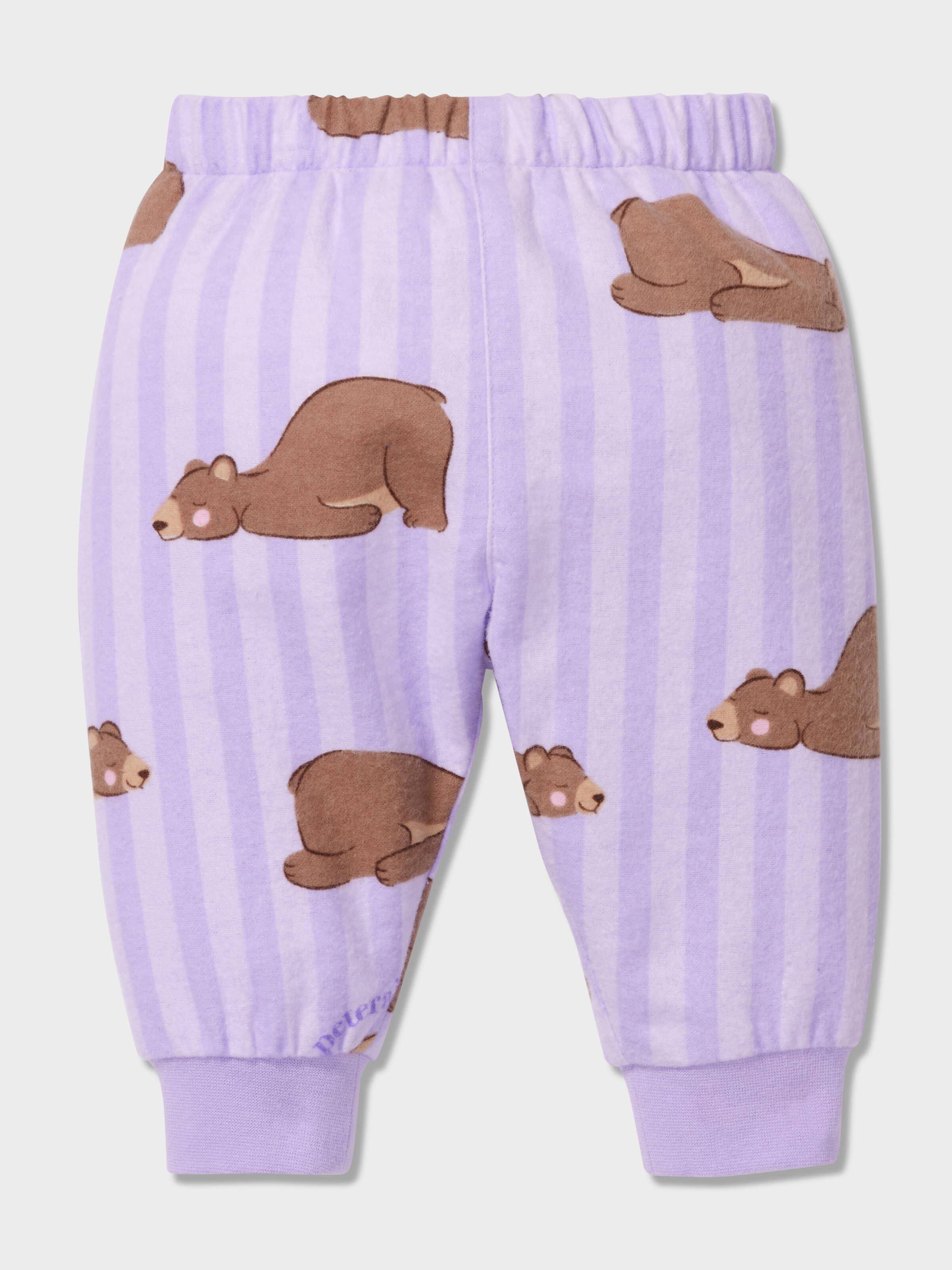 Baby Lilac Bear Classic Pj Set