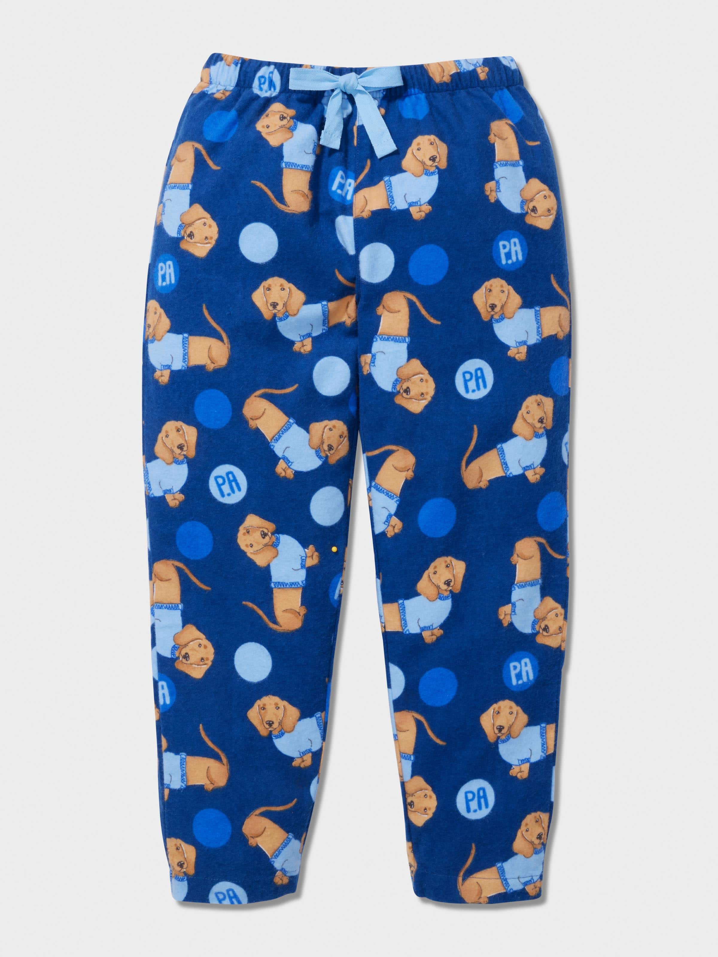 Jnr Boys Penny Spot Long Pj Set