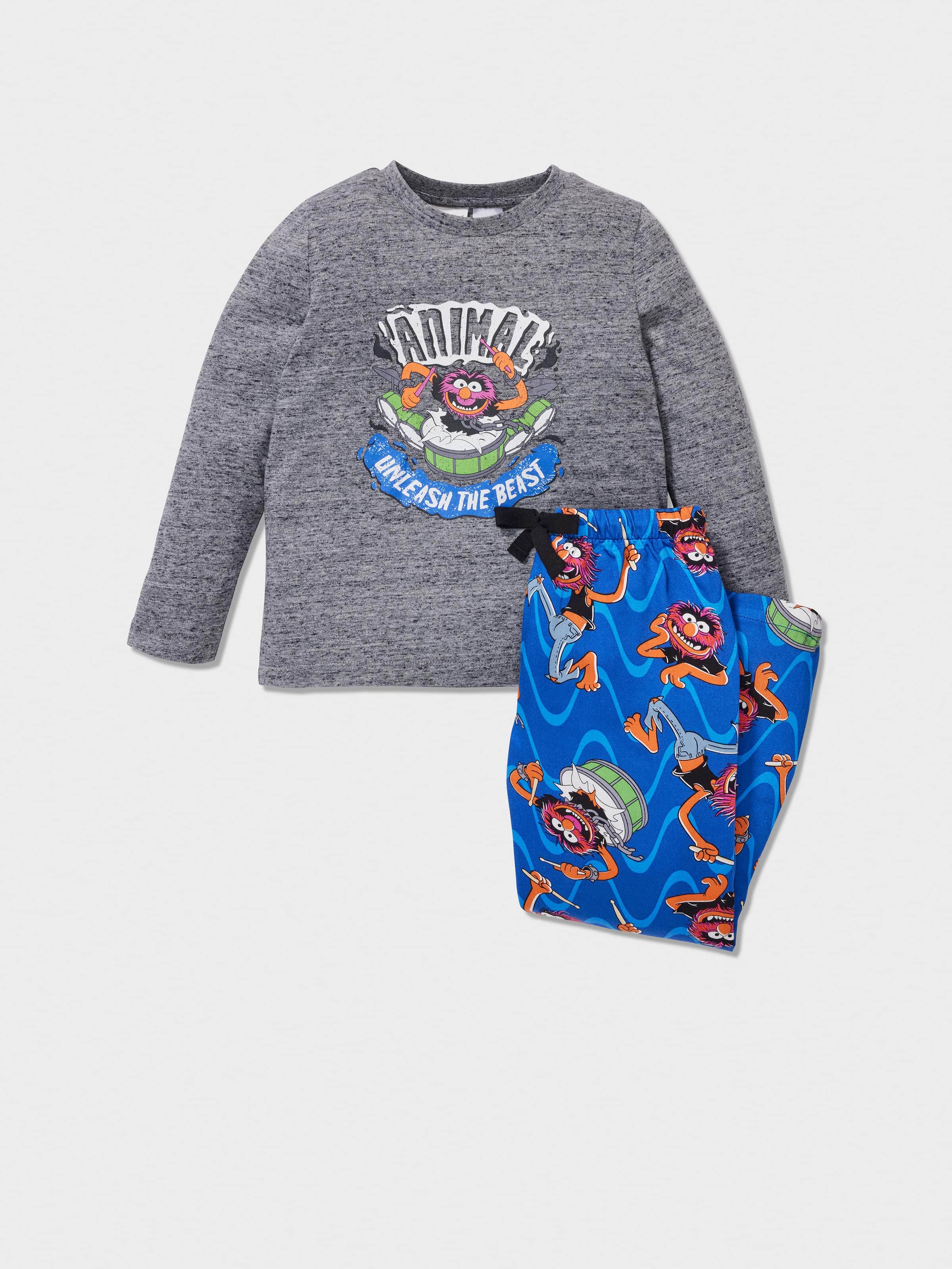 Jnr Boys Animal Long Pj Set