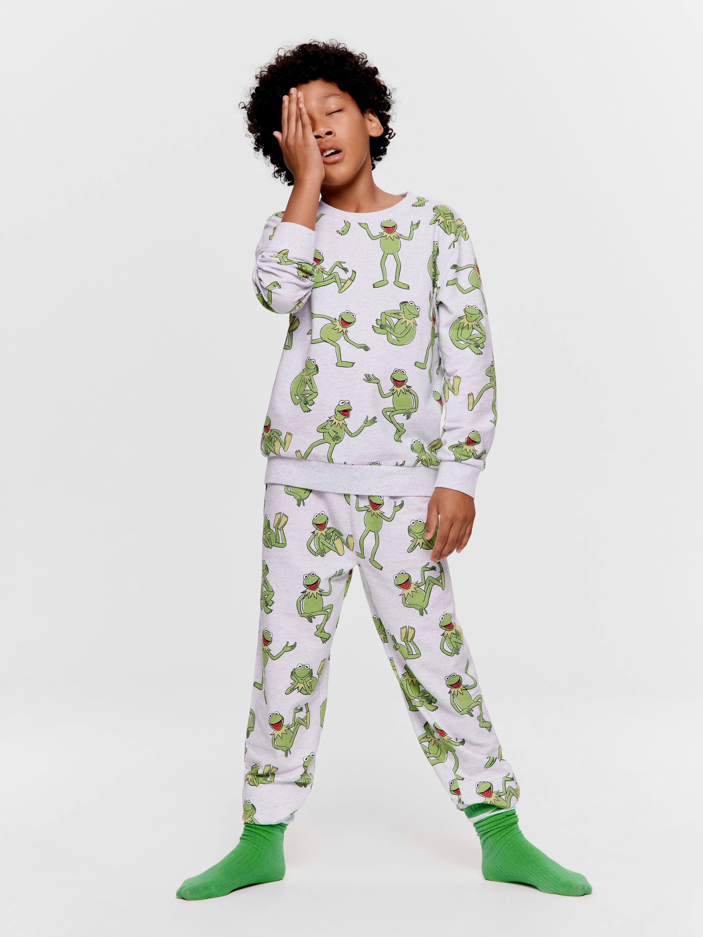 Kids Kermit Long Pj Set