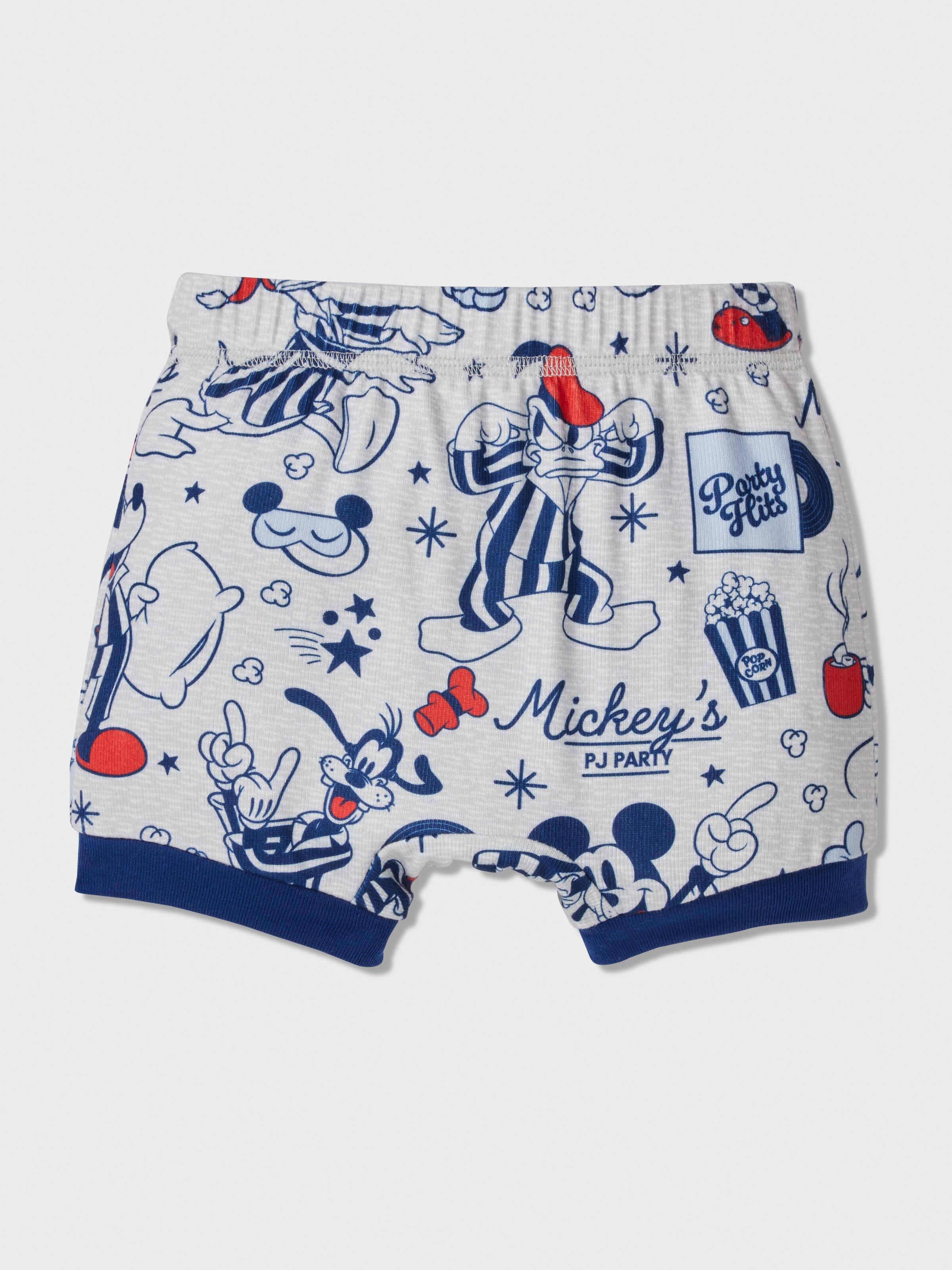Baby Disney Mickey Party Short Pj Set