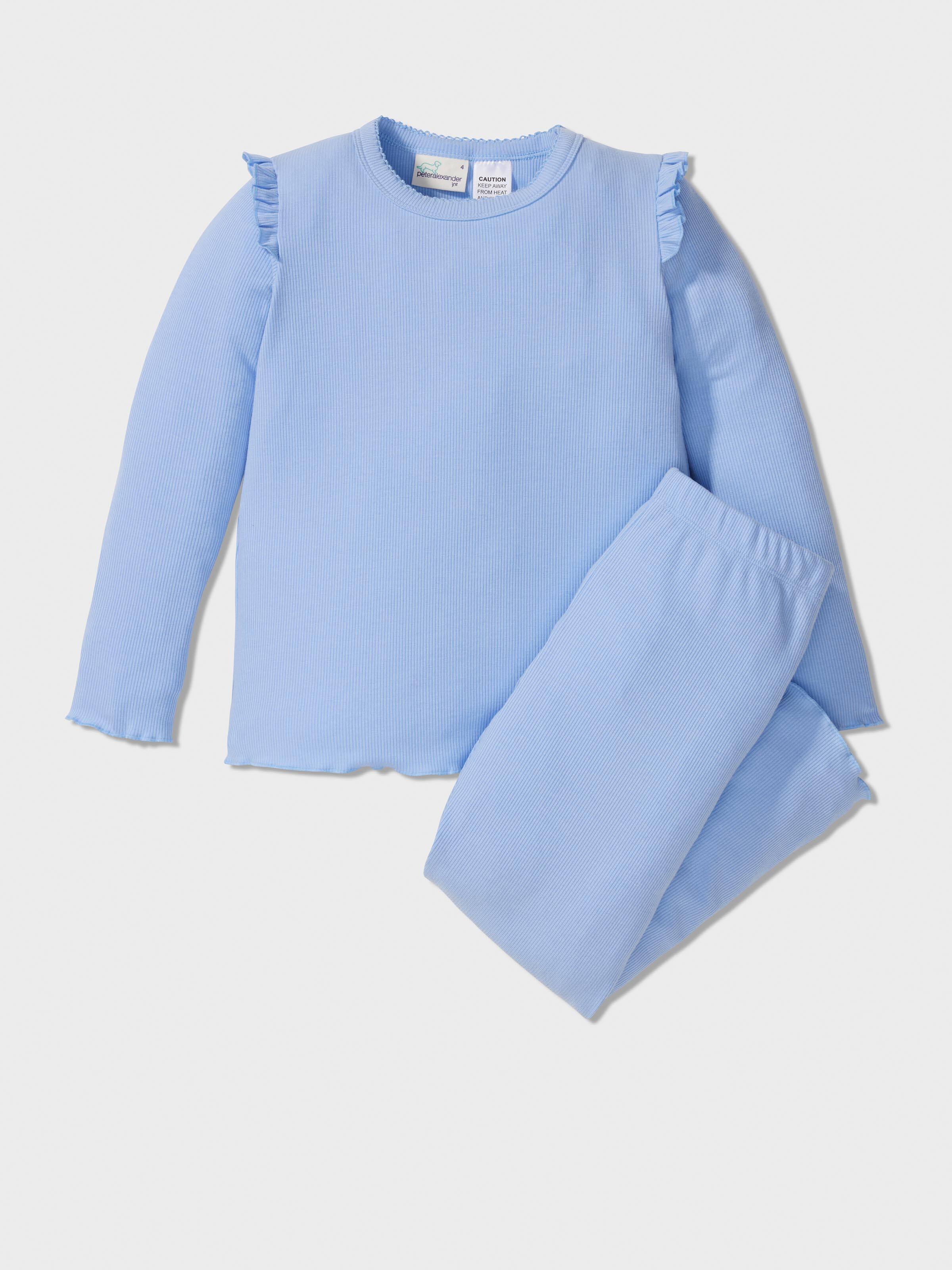 Girls Rib Long Pj Set