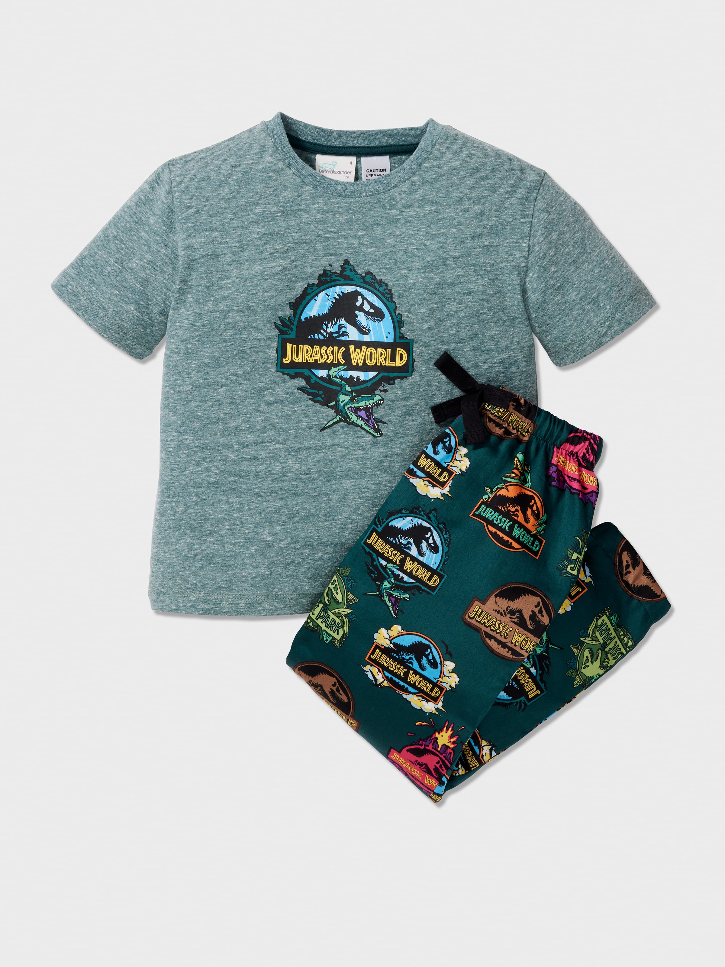 Boys Jurassic World Long Pj Set