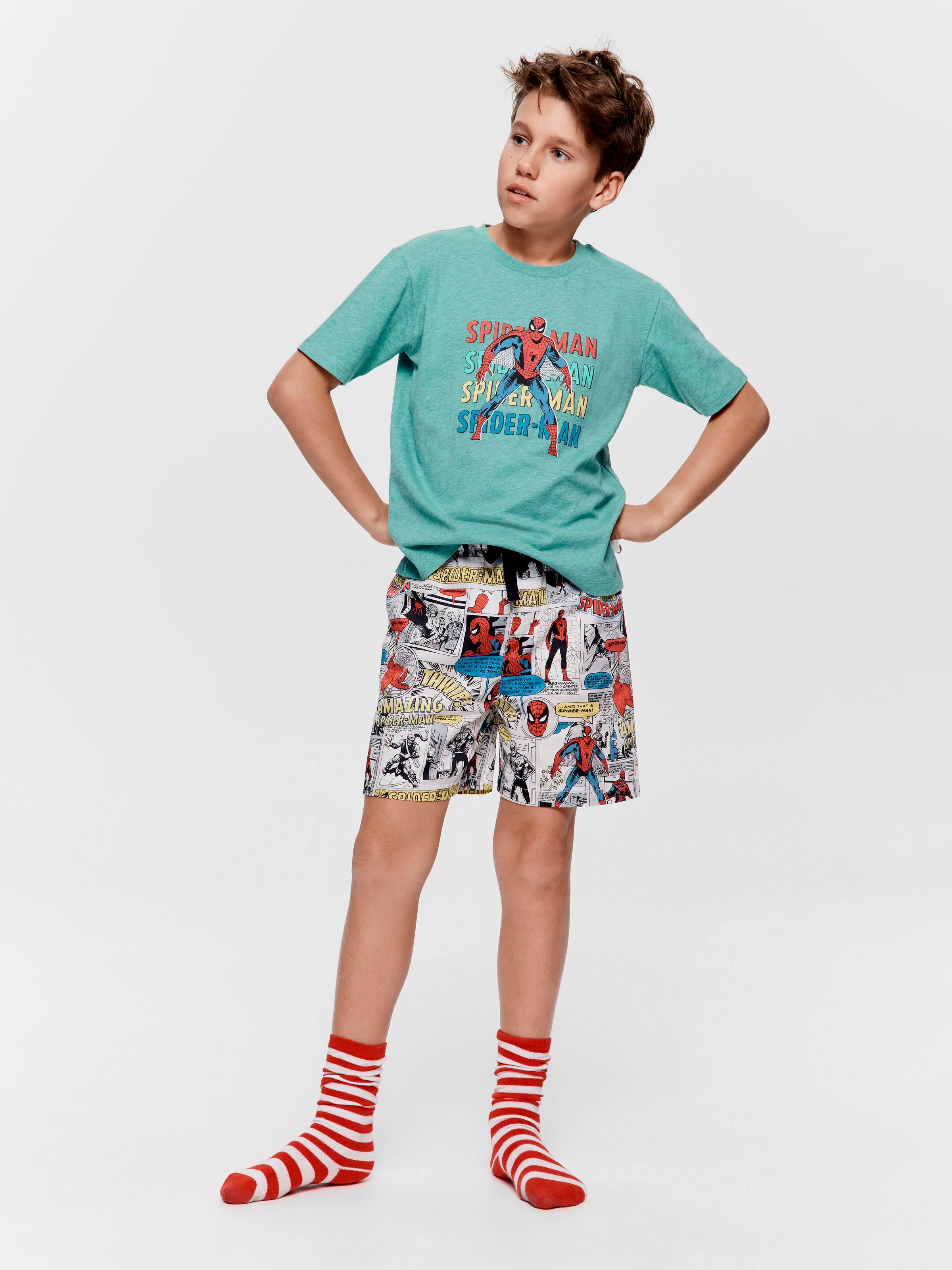 Boys Spider-Man Short Pj Set