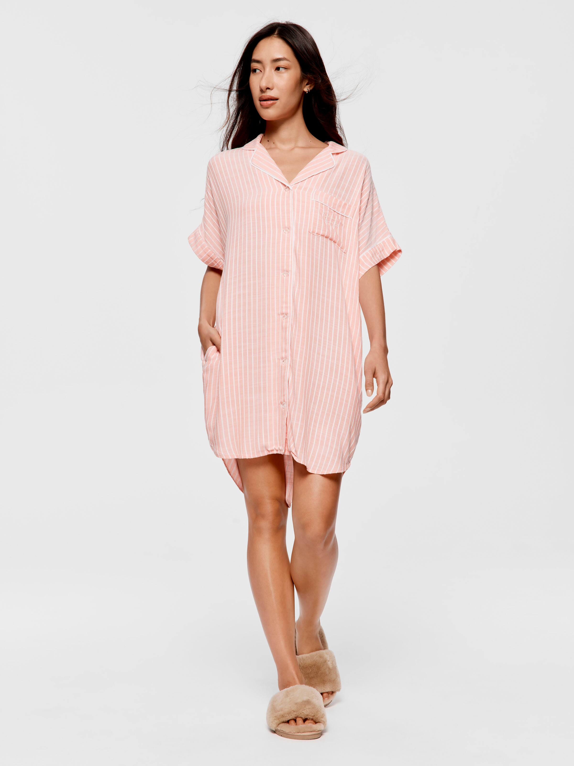 Image for Textured Boyfriend Nightshirt from Peter Alexander