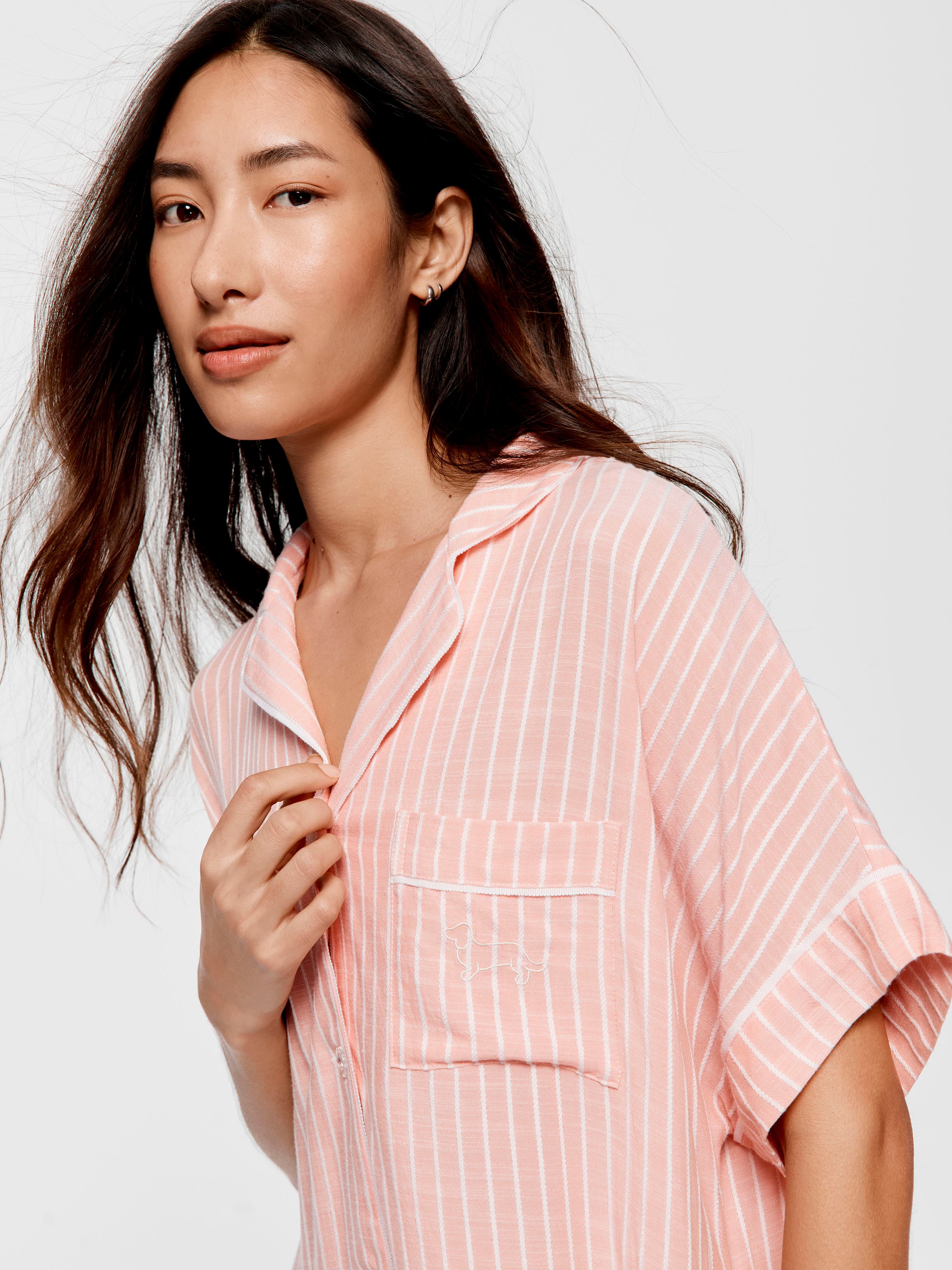 Textured Boyfriend Nightshirt