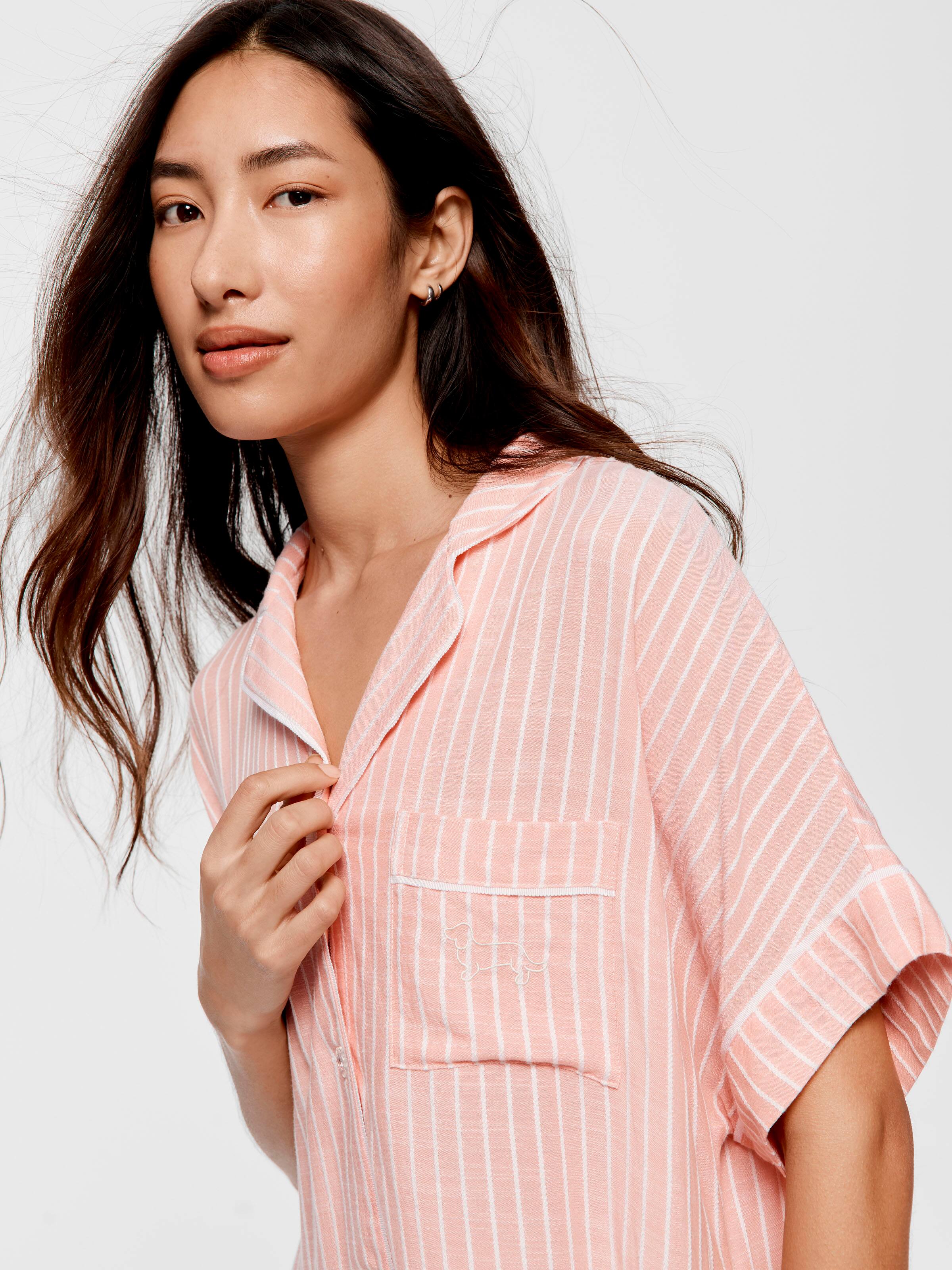 Image for Textured Boyfriend Nightshirt from Peter Alexander