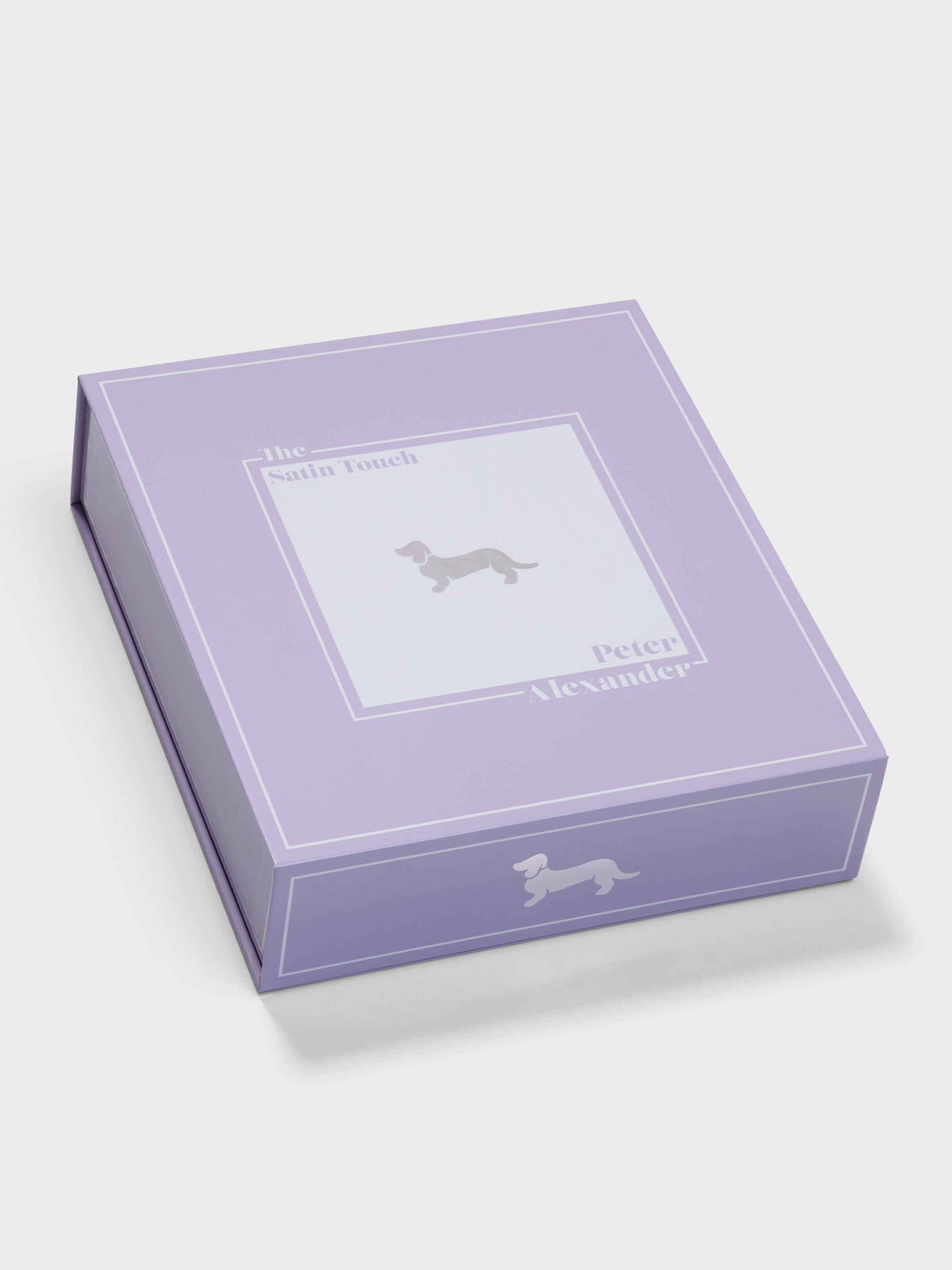 Image for Chic Lavender Satin Pj Set from Peter Alexander