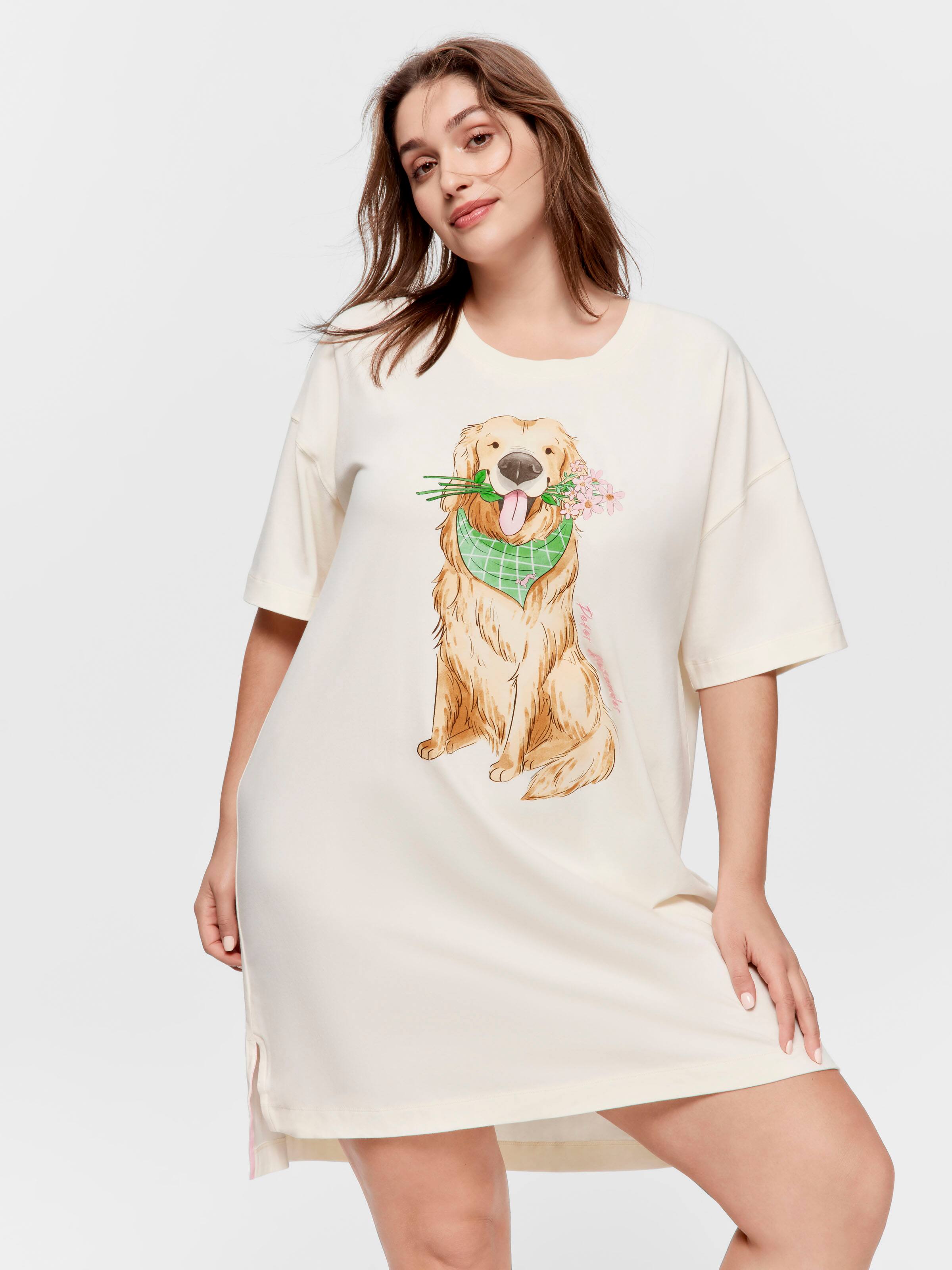 P.A. Plus Golden Retriever Sleep Tee