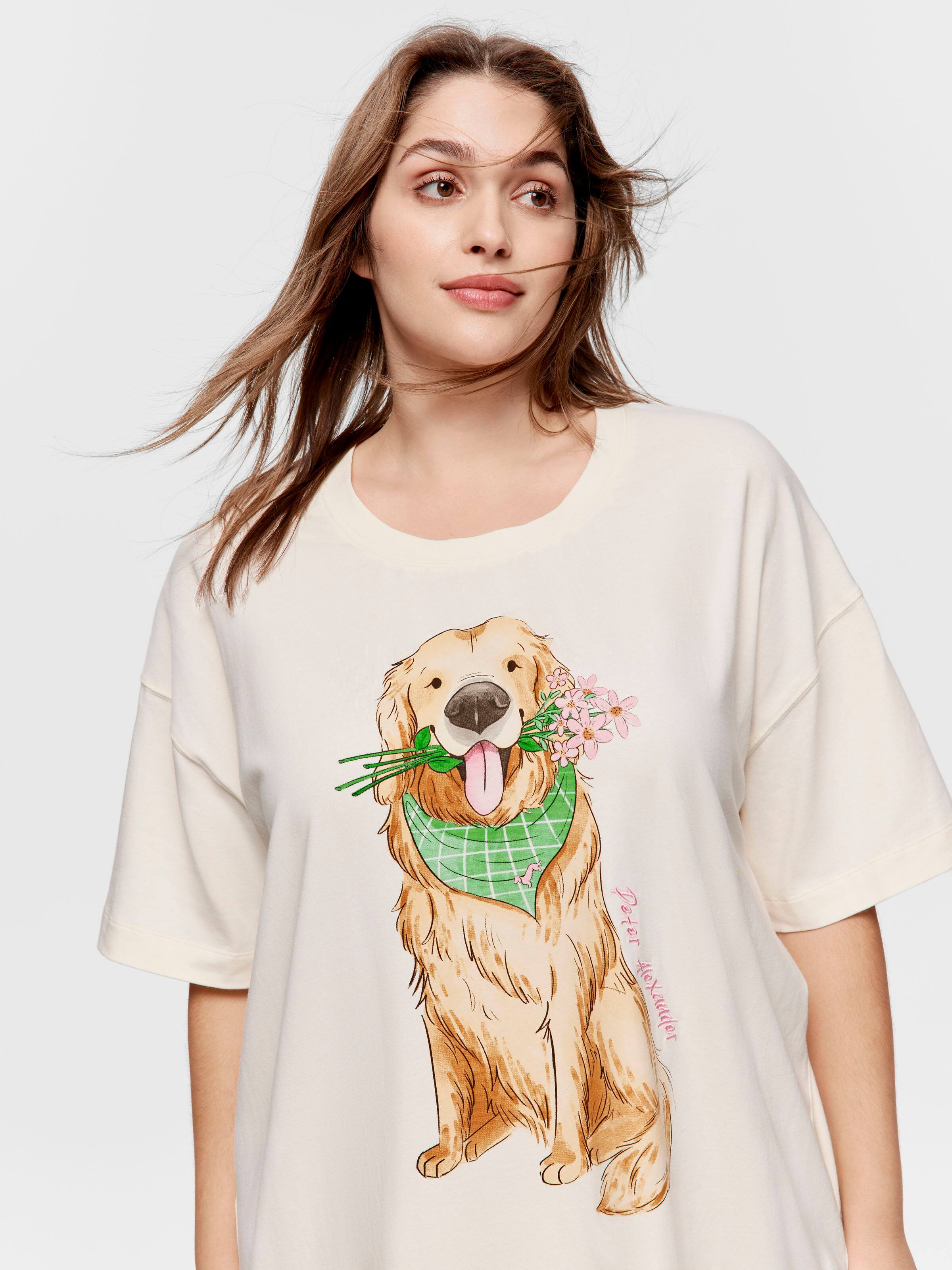 P.A. Plus Golden Retriever Sleep Tee