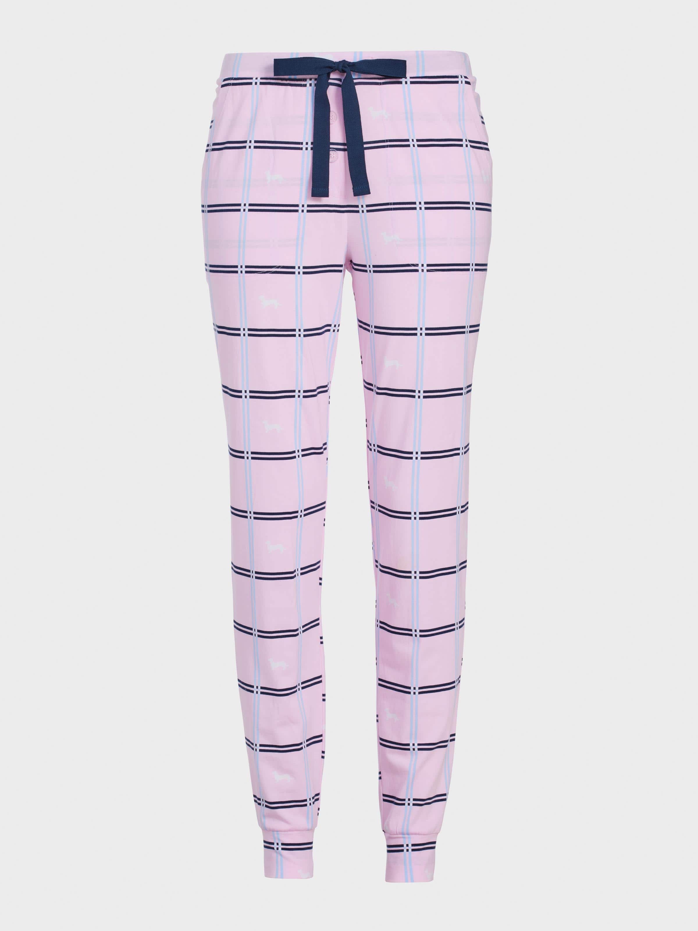 Image for Pink Windowpane Pj Bottom from Peter Alexander