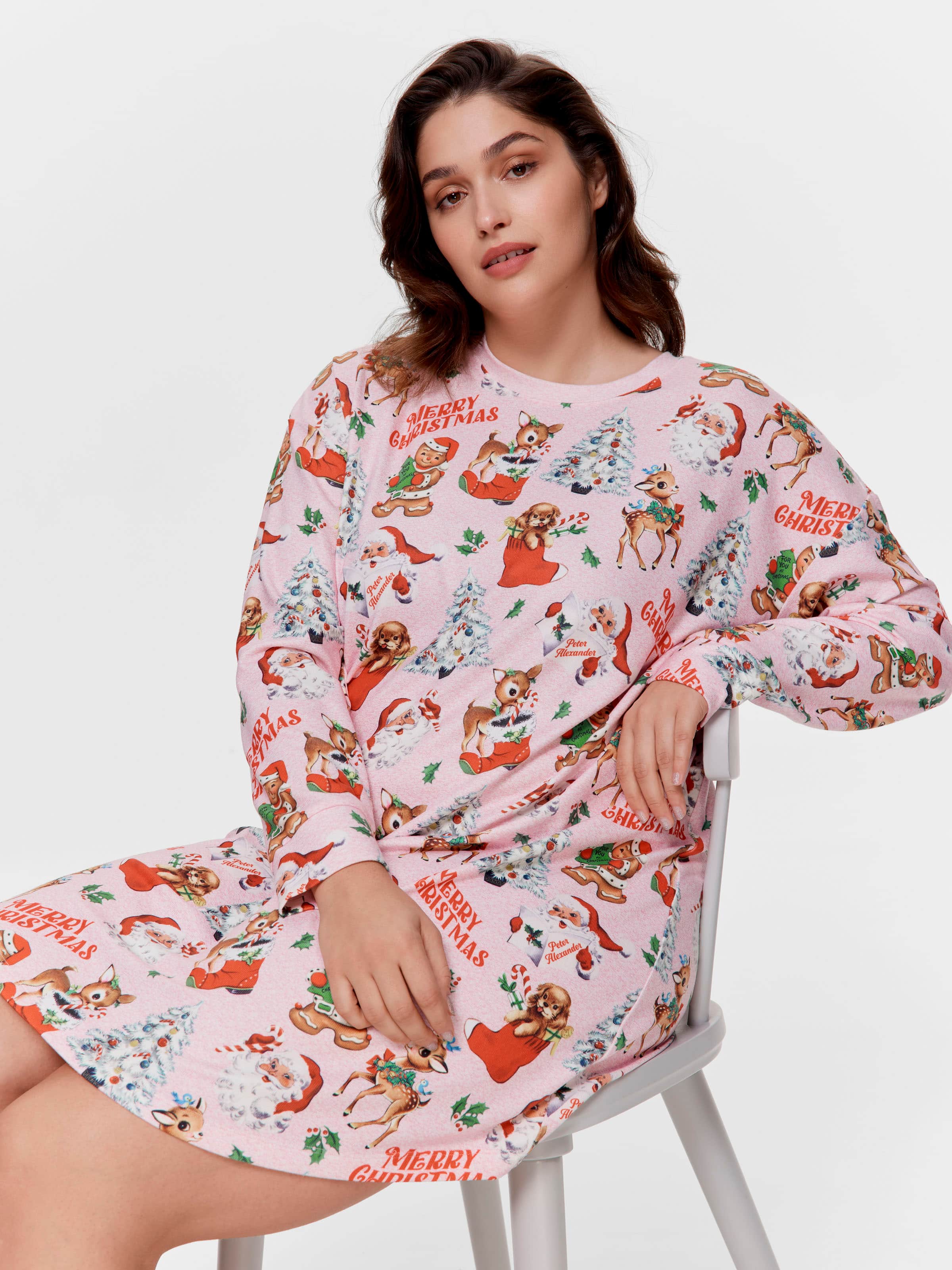 P.A. Plus Christmas Icons Plush Nightdress