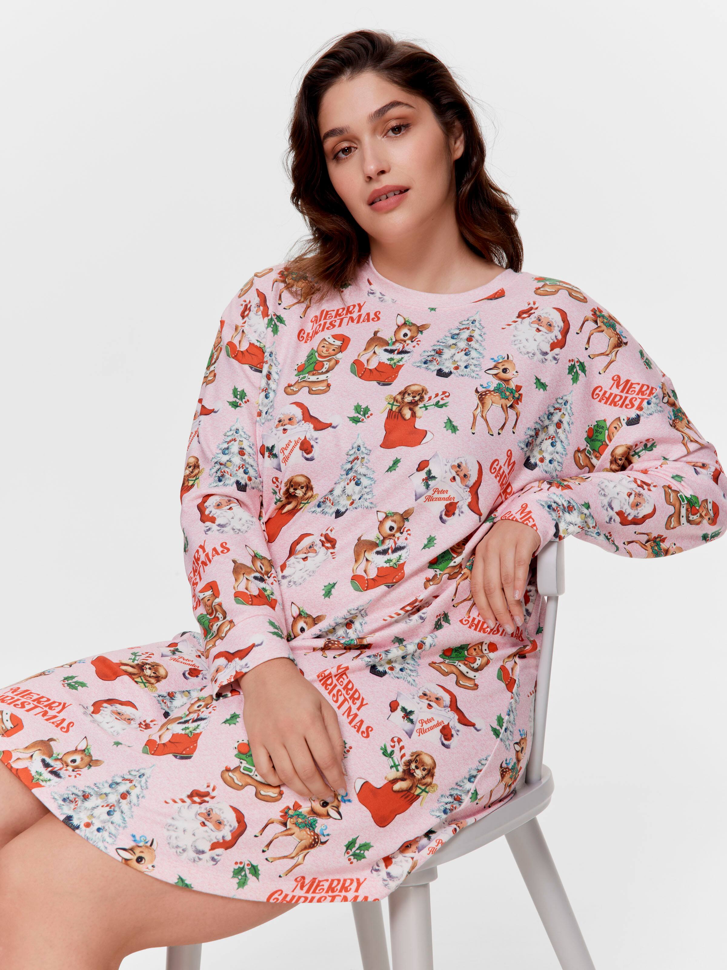 P.A. Plus Christmas Icons Plush Nightdress