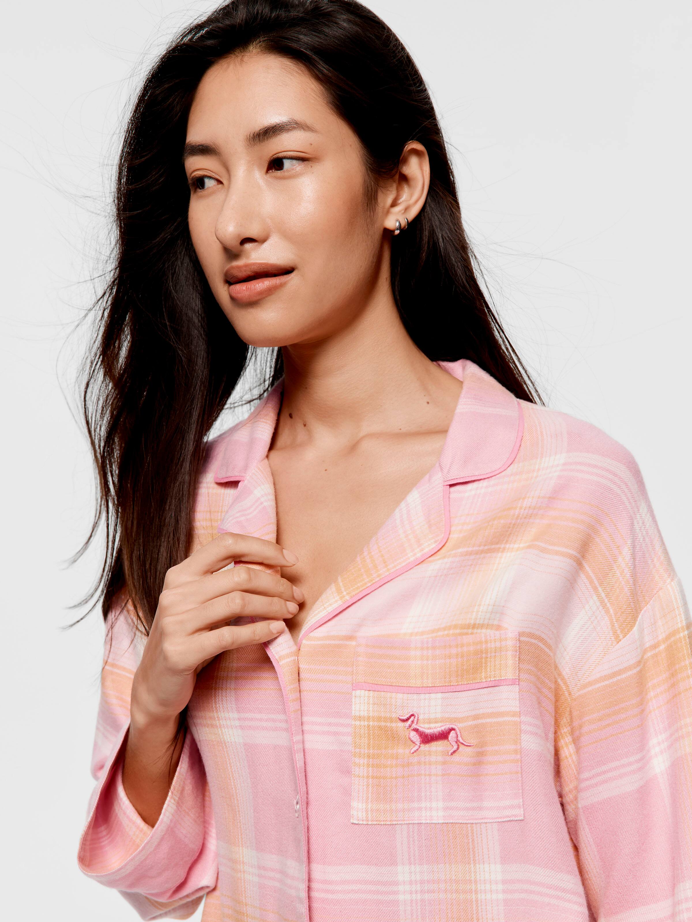 Pink Check Shirt