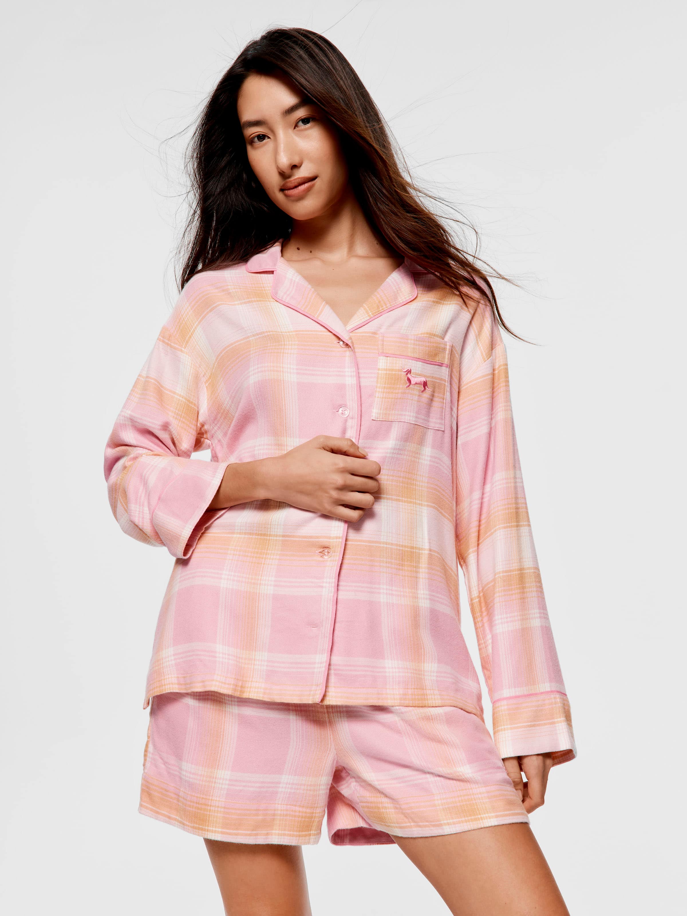 Pink Check Shirt