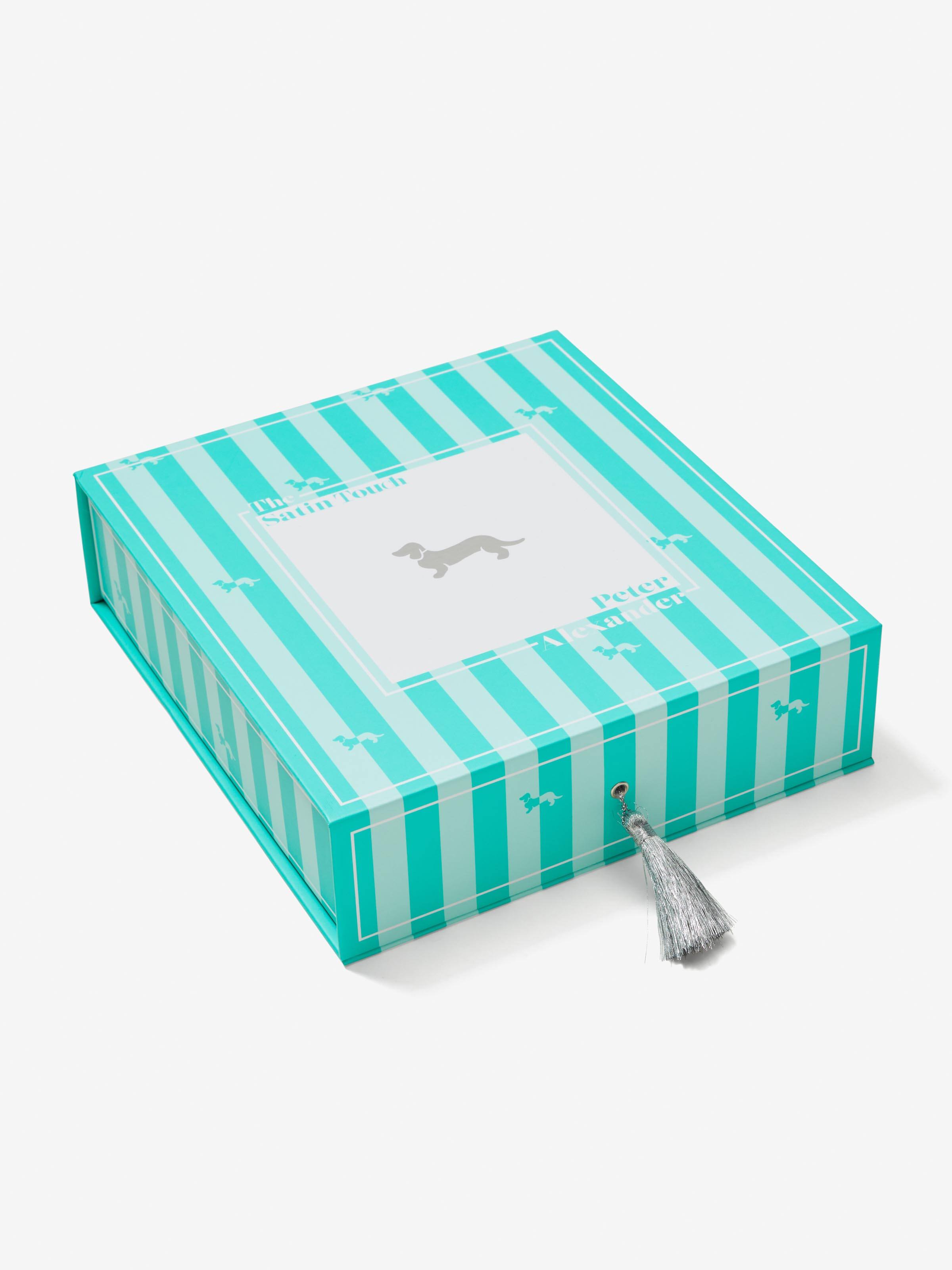 Image for Aqua Penny Stripe Chic Satin Pj Set from Peter Alexander
