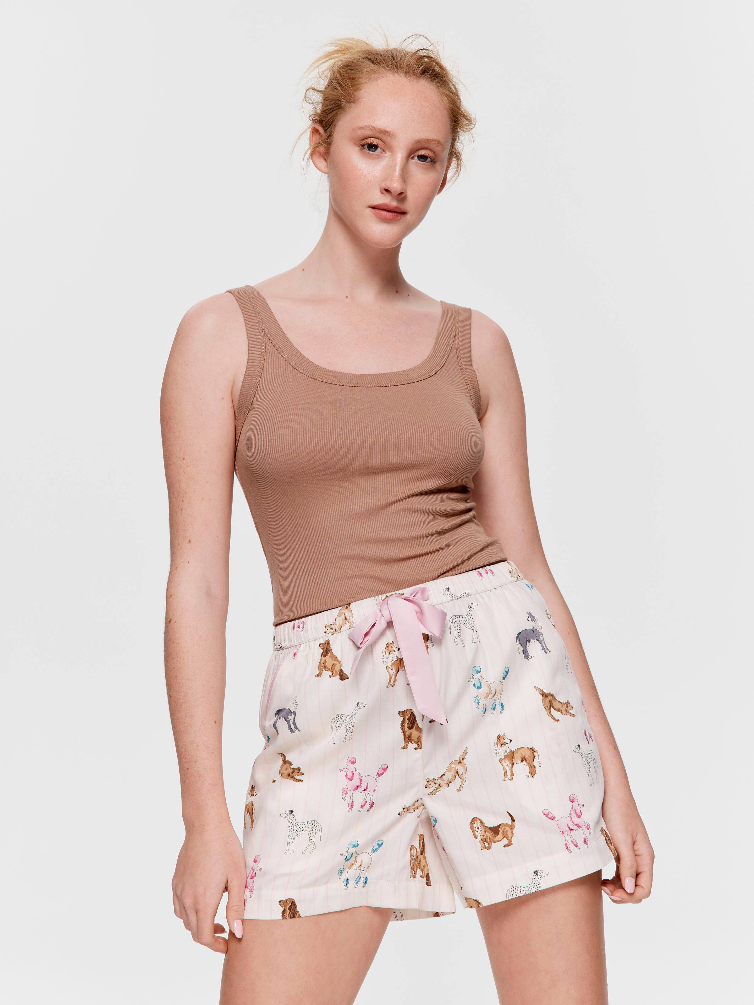 Dogs 100% Cotton Mid Short