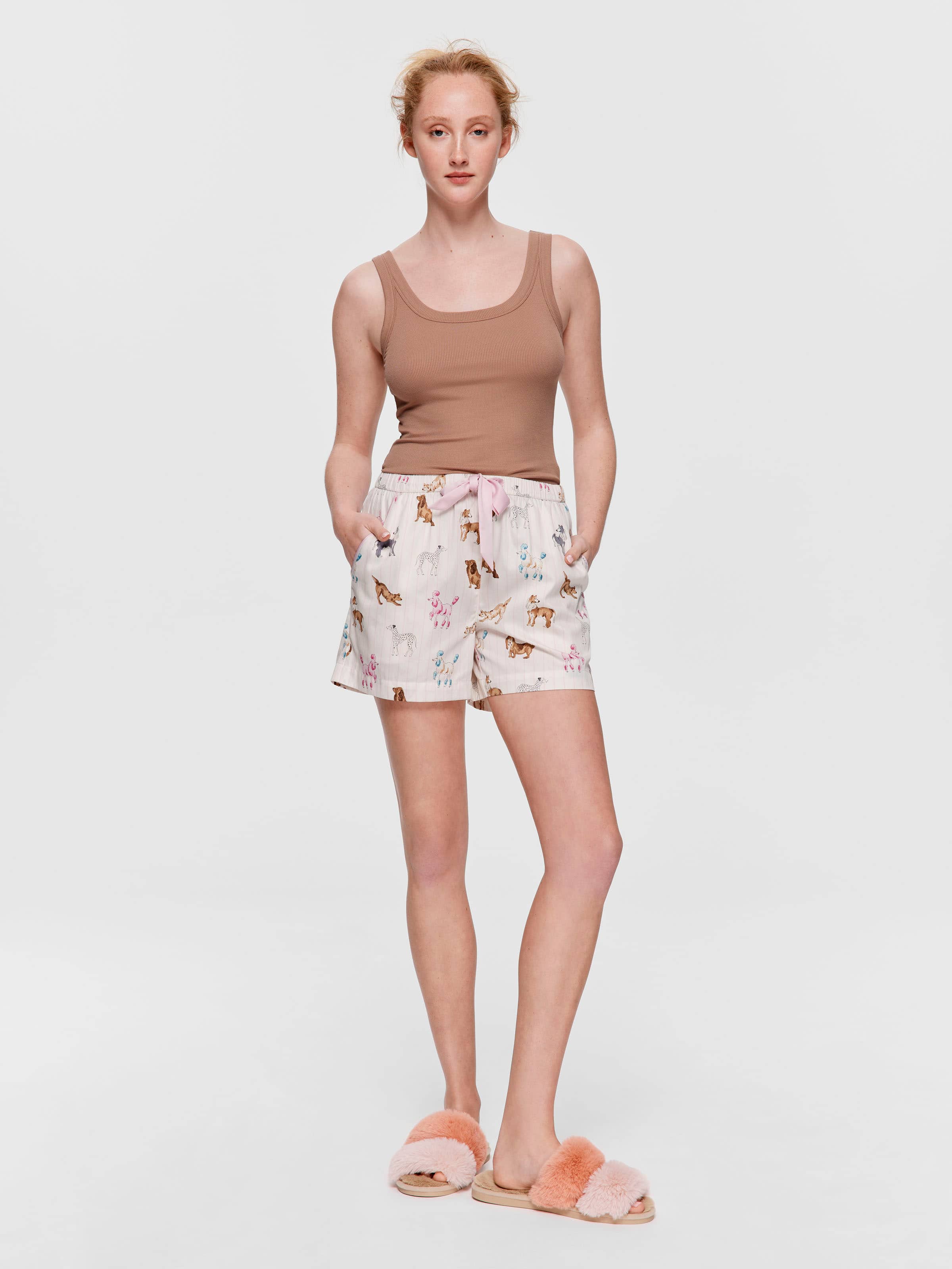 Dogs 100% Cotton Mid Short