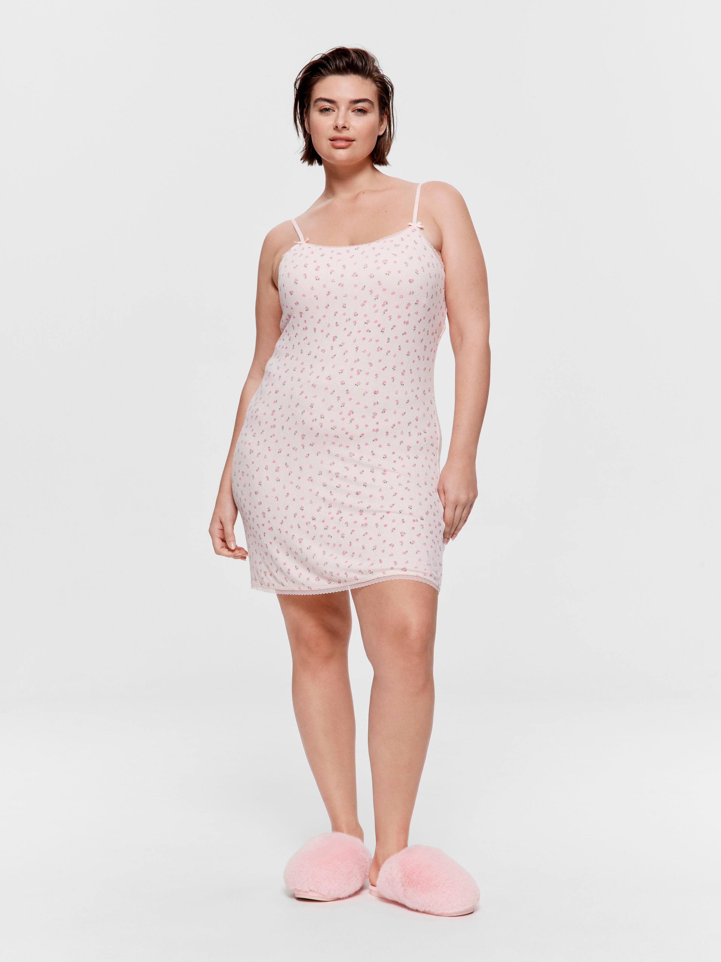 P.A. Plus Cutie Pointelle Slip Nightdress