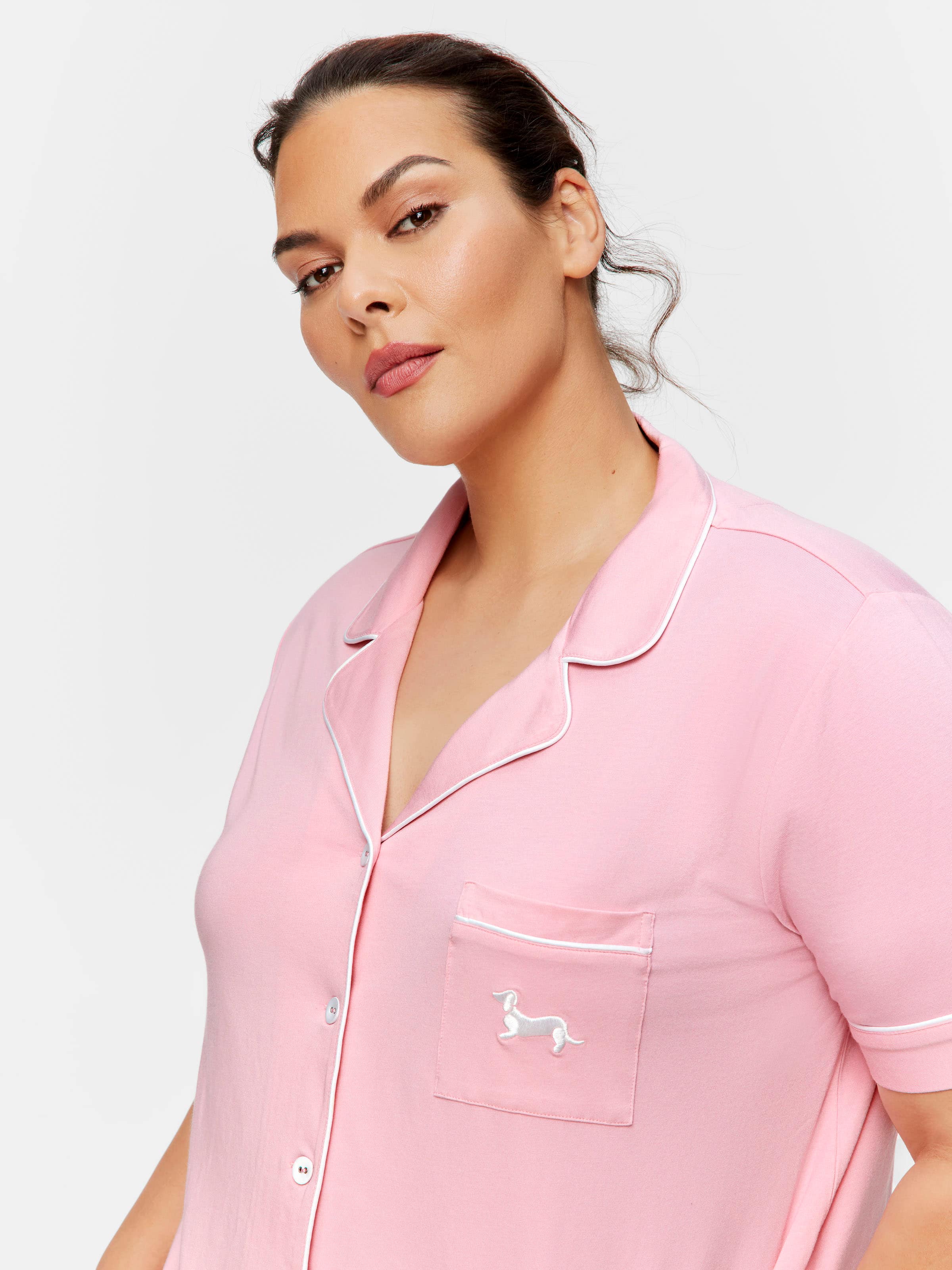 P.A. Plus Pink Short Sleeve Shirt