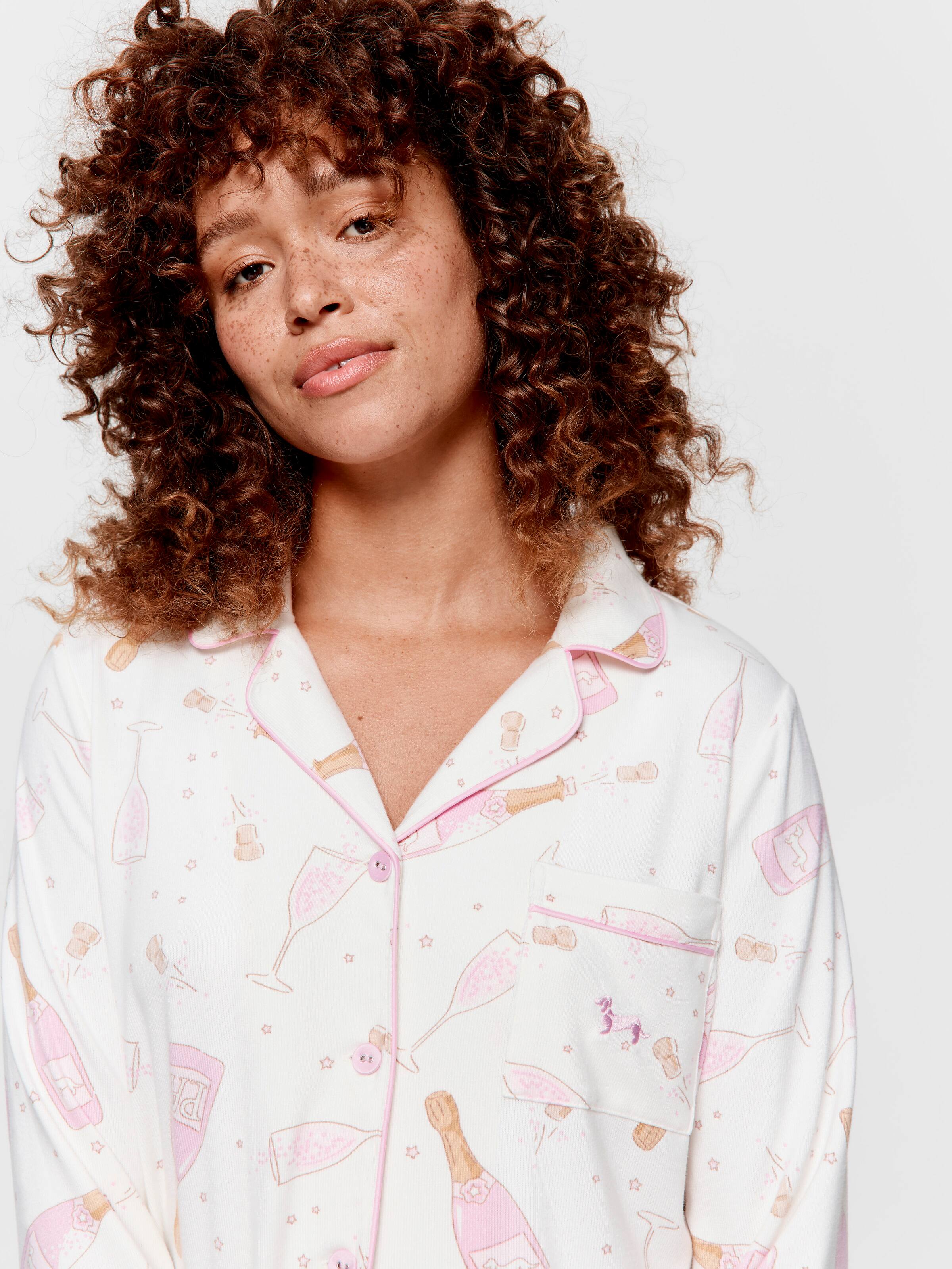 Champagne Plush Pj Set