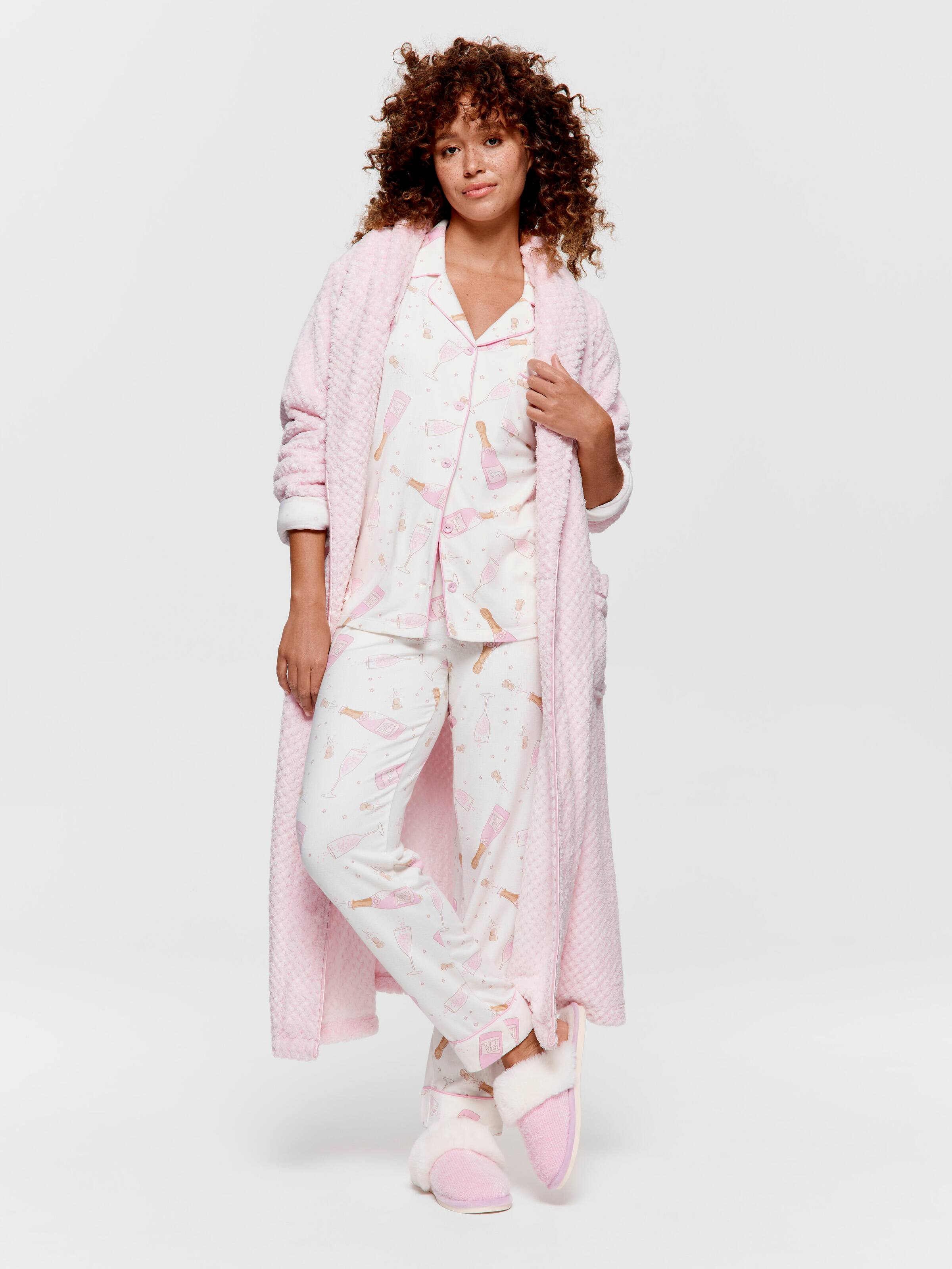Champagne Plush Pj Set
