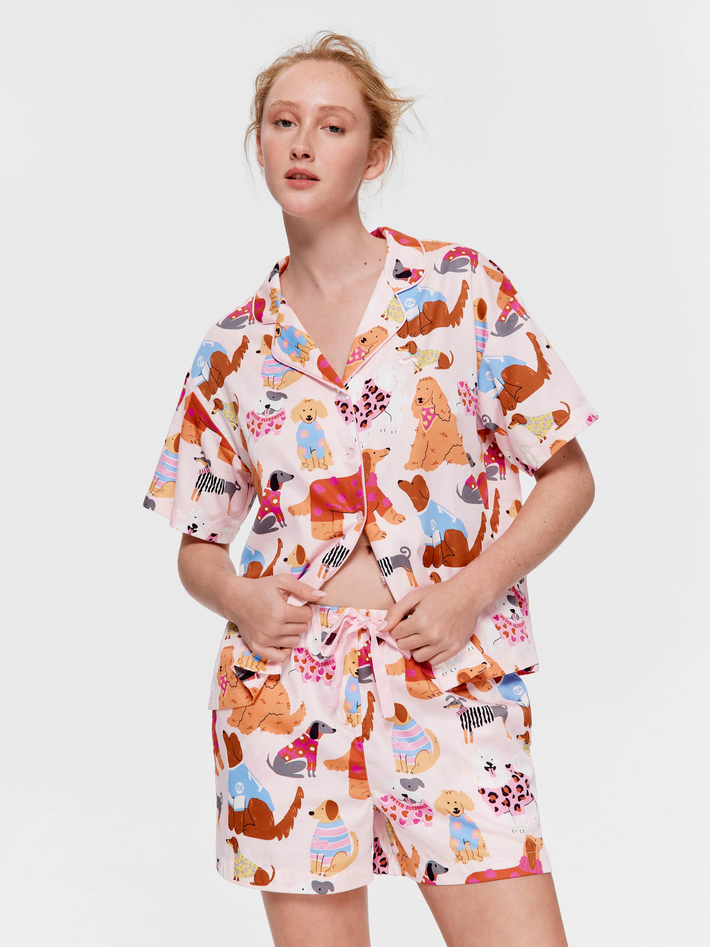 Dogs 100% Cotton Pj Set