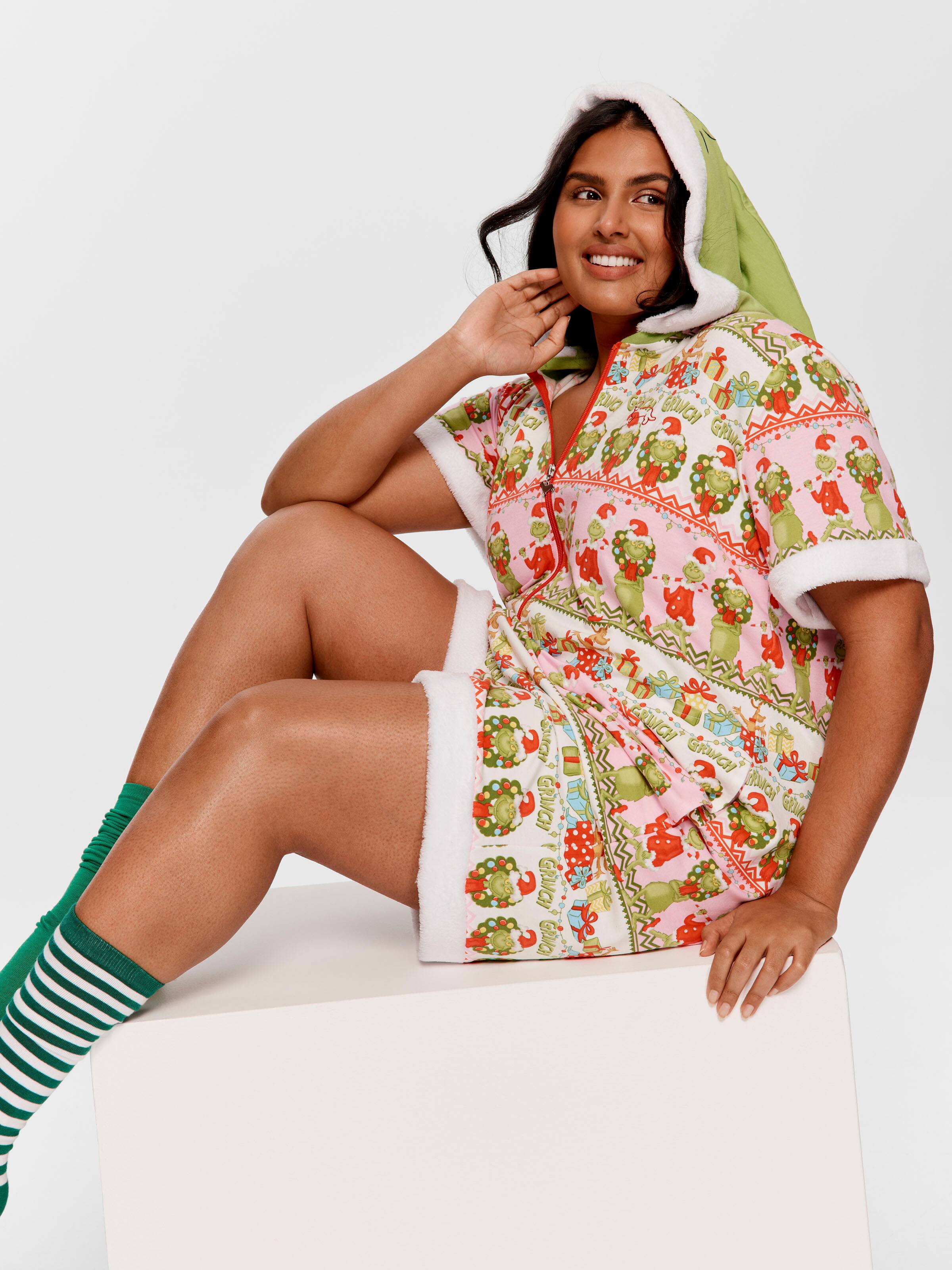 P.A. Plus Grinch Shortie Onesie