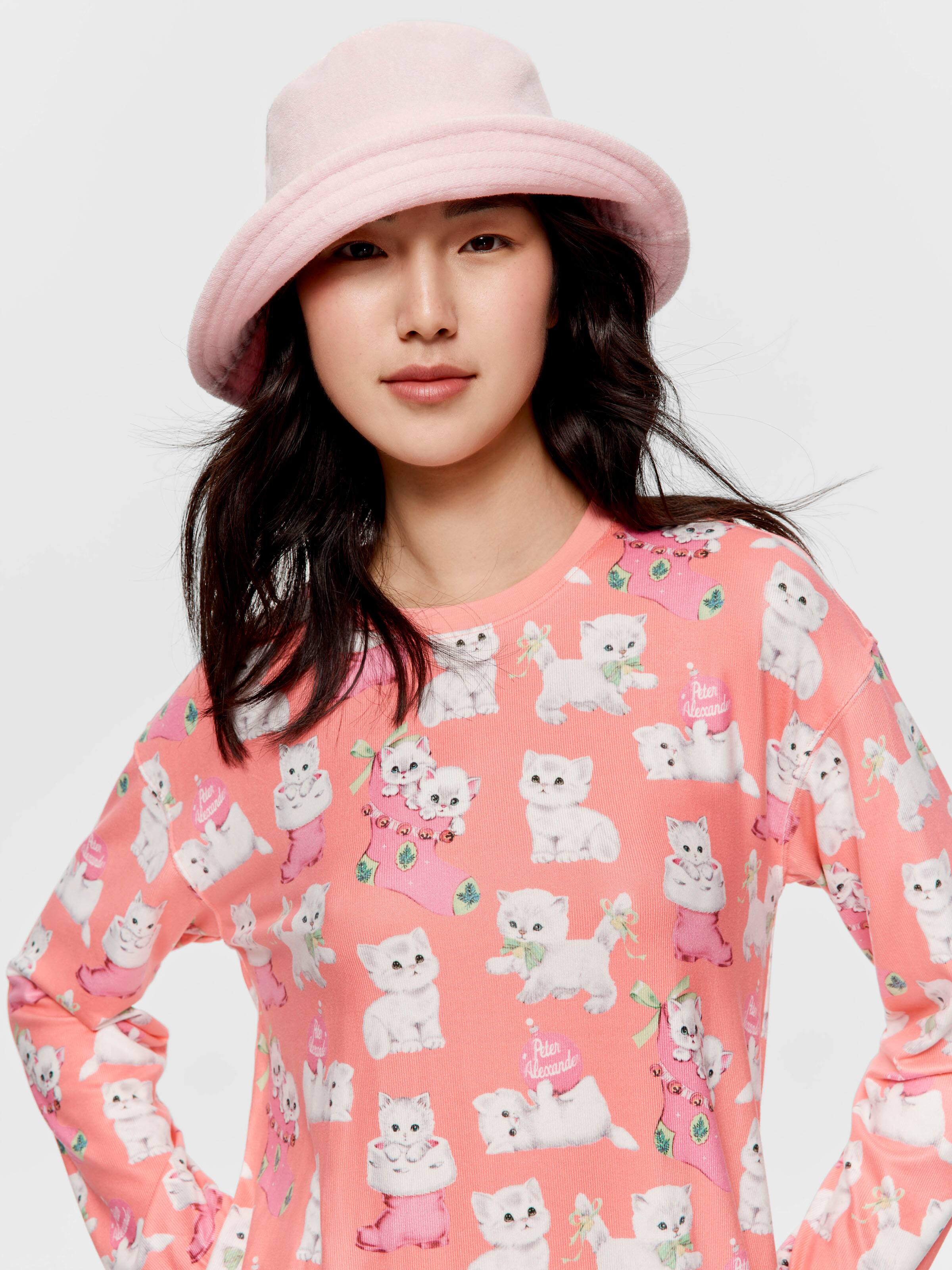 Festive Kitty Nightdress