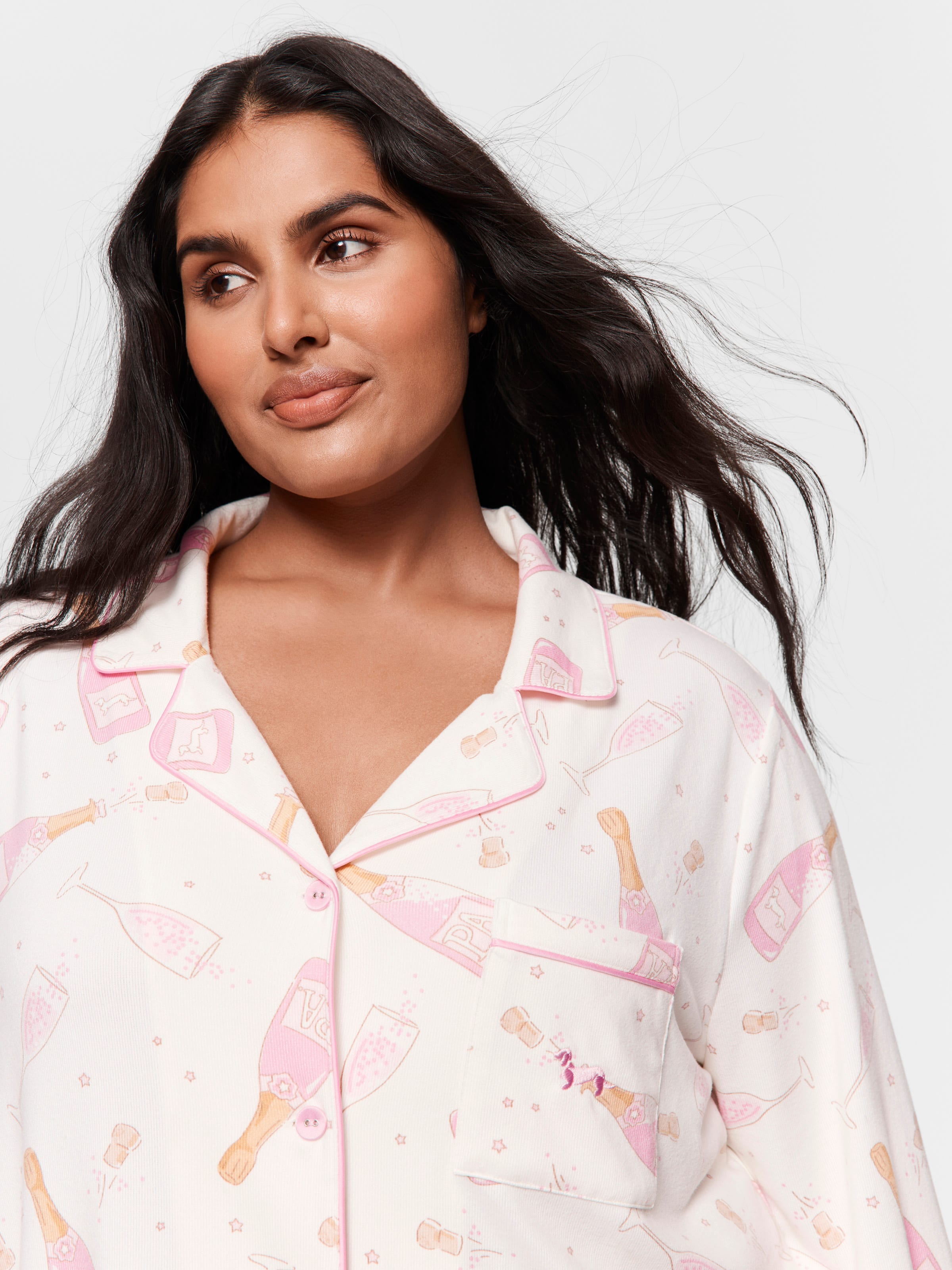 P.A. Plus Champagne Plush Pj Set
