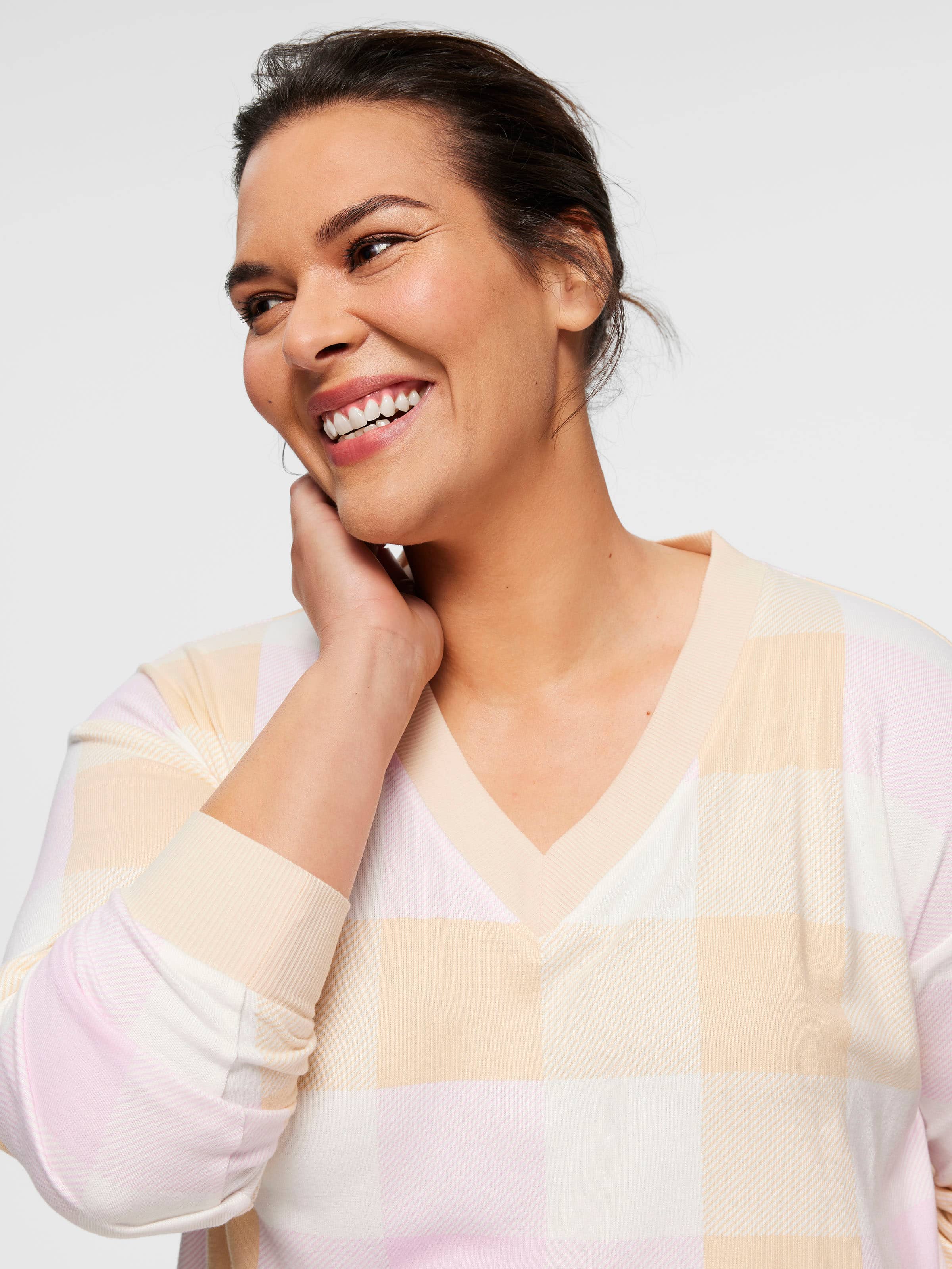 P.A. Plus Buffalo Plush Sweater Top