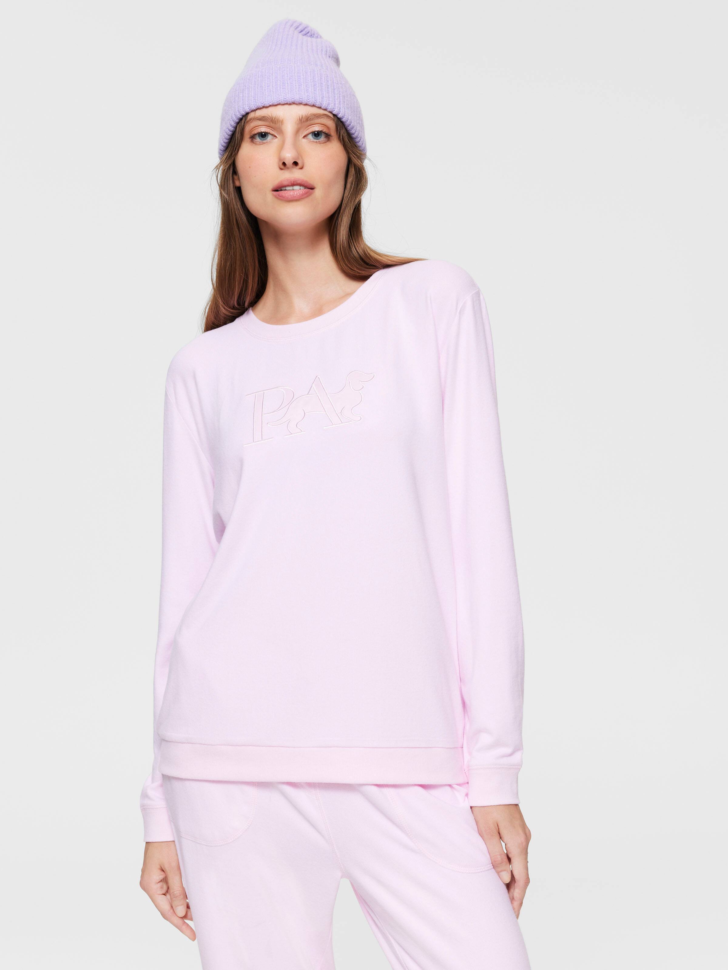 Pink Plush Sweater Top