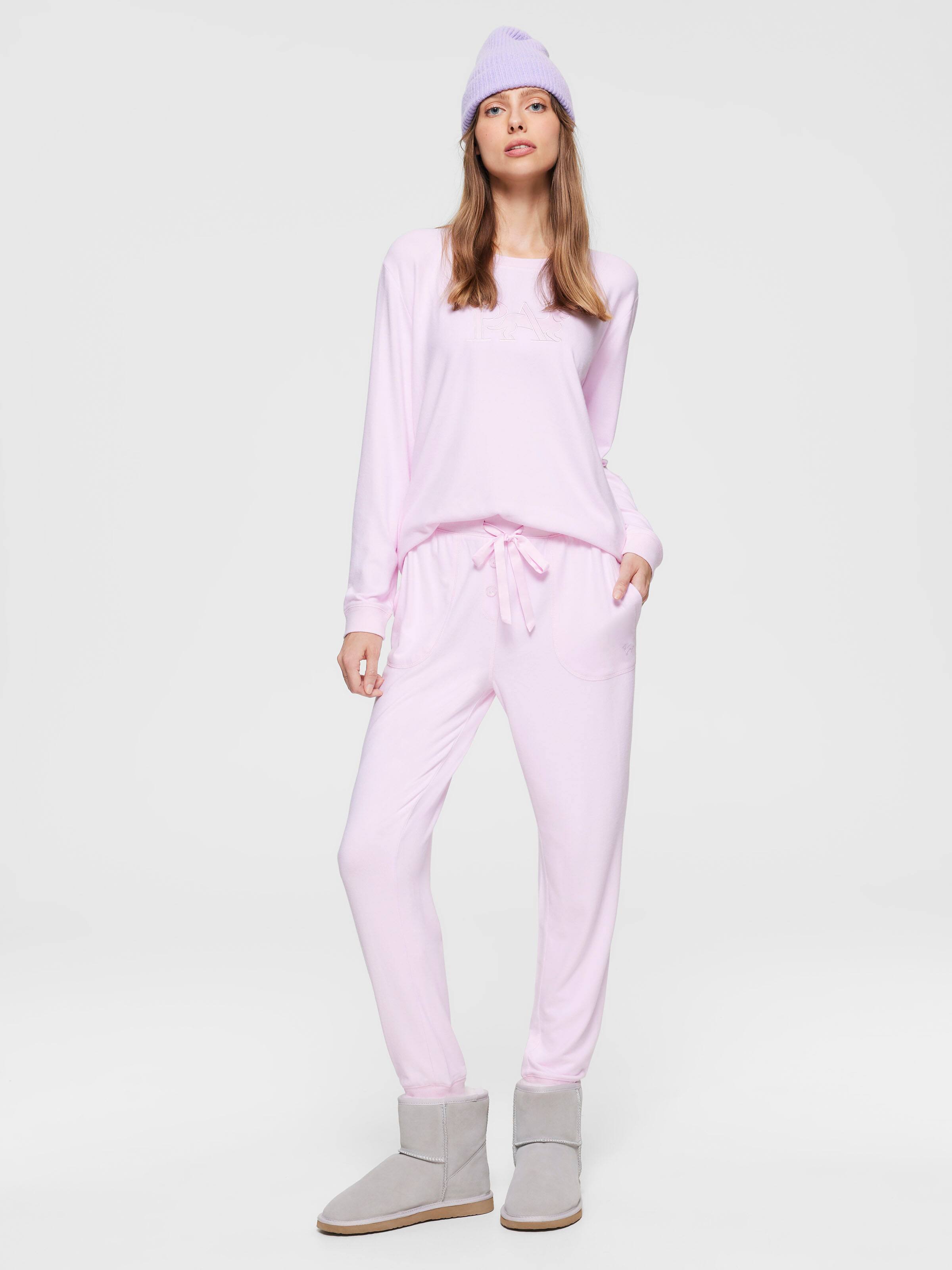 Pink Plush Easy Pj Bottom