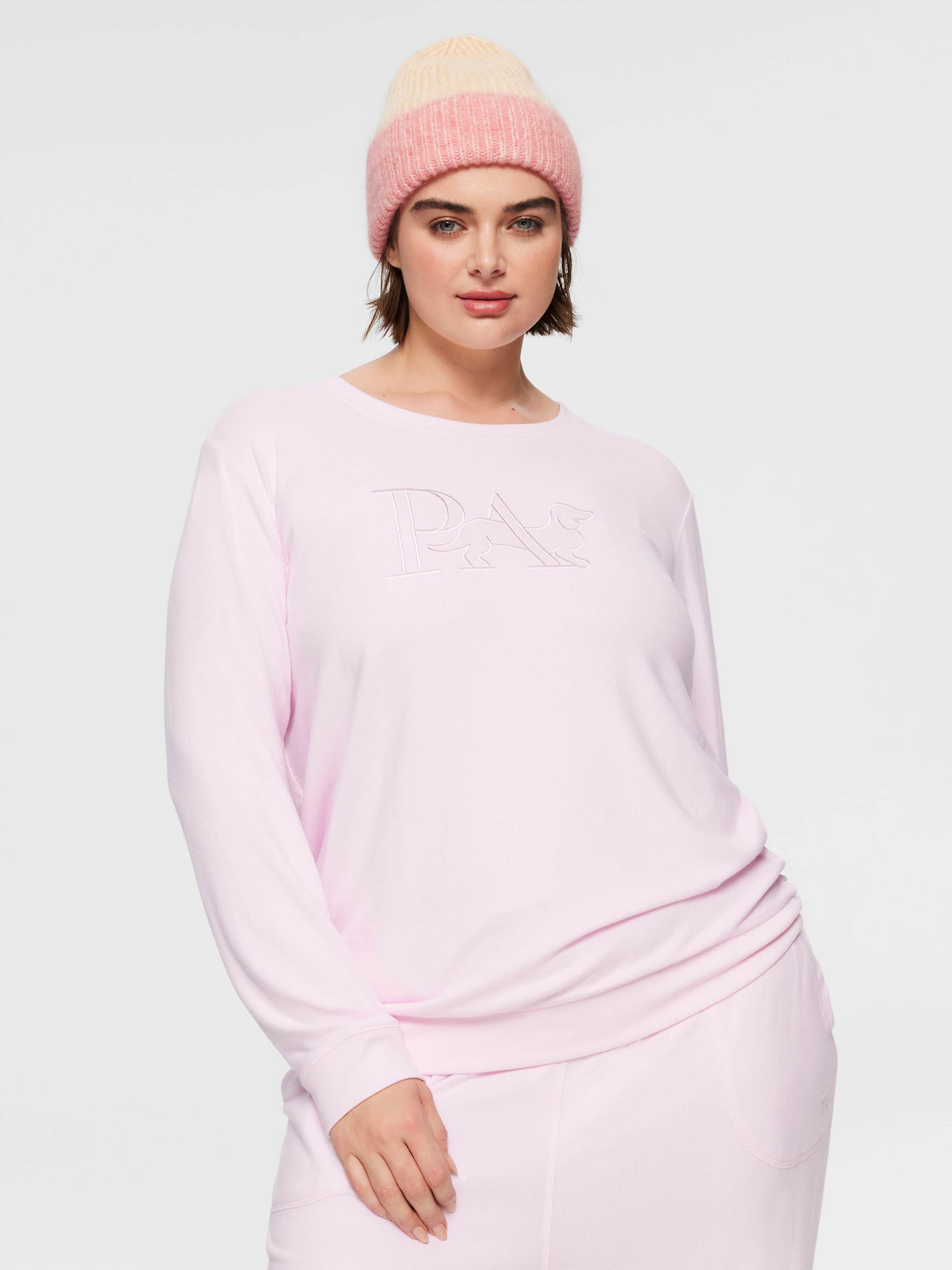 P.A. Plus Pink Plush Sweater