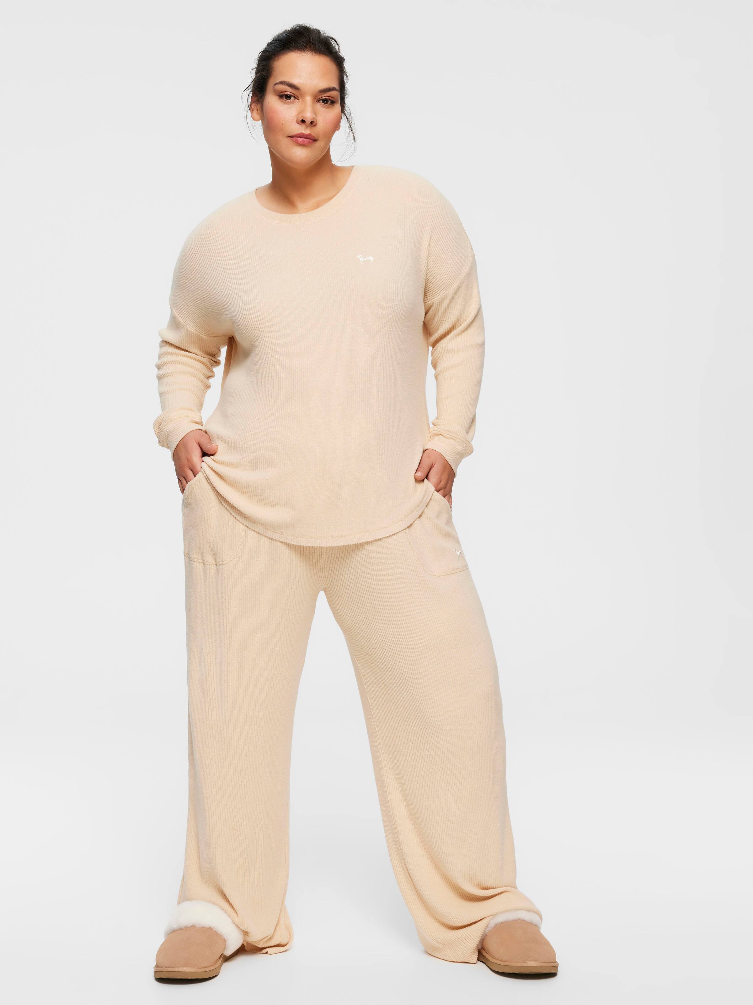 Image for P.A. Plus Caramel Rib Sweater Top from Peter Alexander